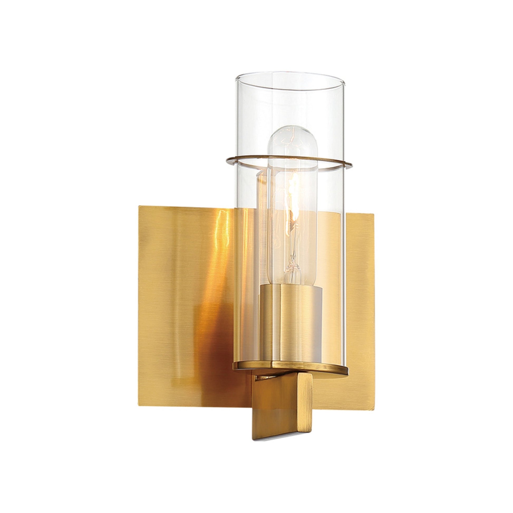 Pista 9" Wall Sconce, Gold Finish - Bees Lighting