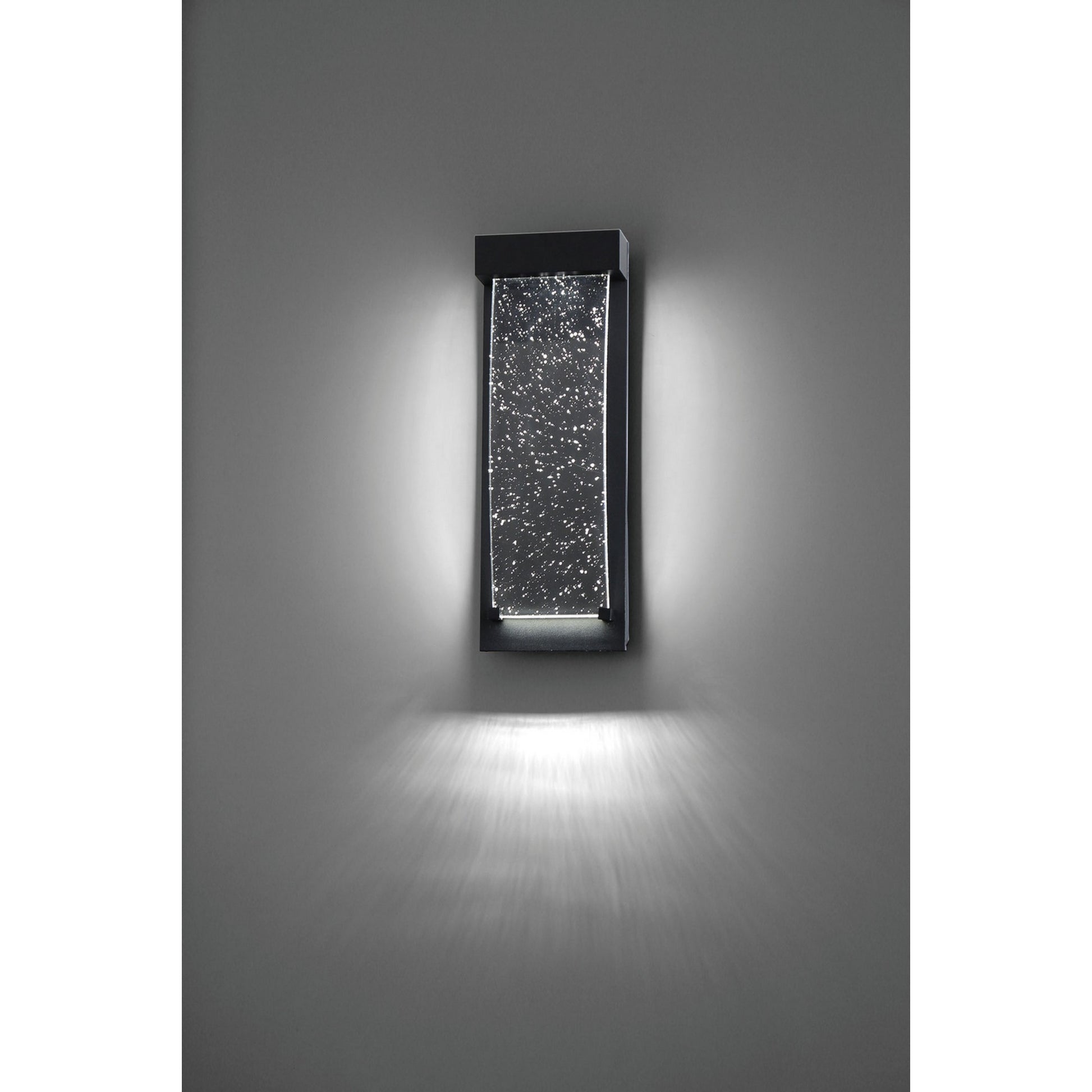 Kabo 14" LED Outdoor Wall Sconce, Black Finish - Bees Lighting