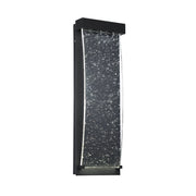 Kabo 14" LED Outdoor Wall Sconce, Black Finish - Bees Lighting