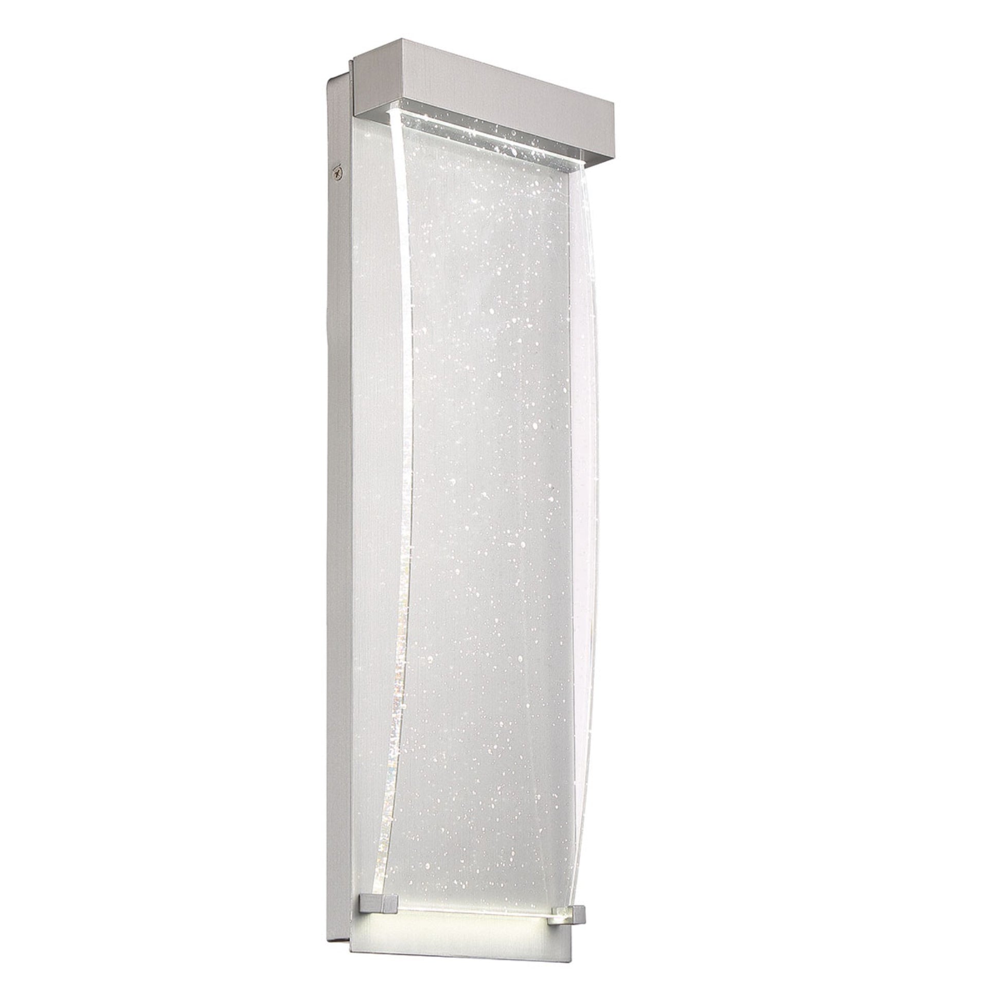 Kabo 20" LED Outdoor Wall Sconce, Silver Finish - Bees Lighting
