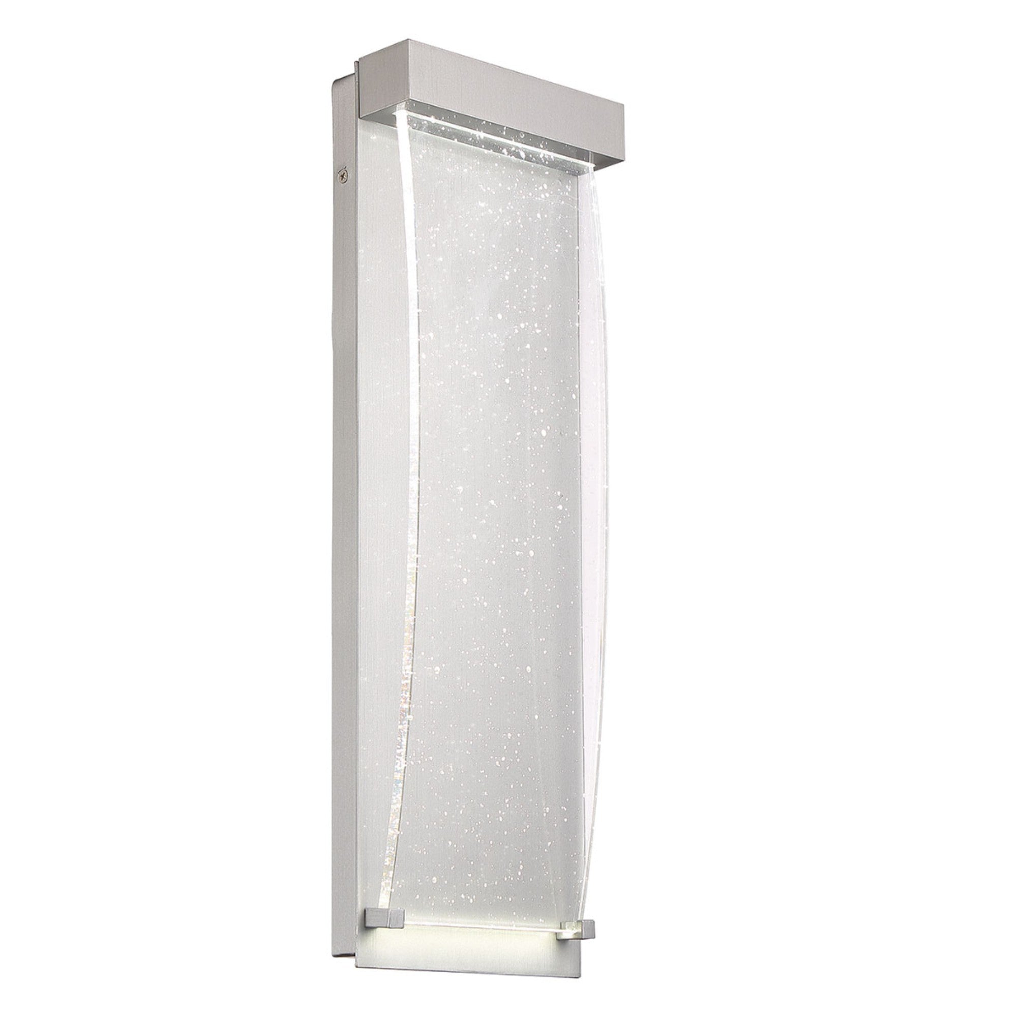 Kabo 20" LED Outdoor Wall Sconce, Silver Finish - Bees Lighting