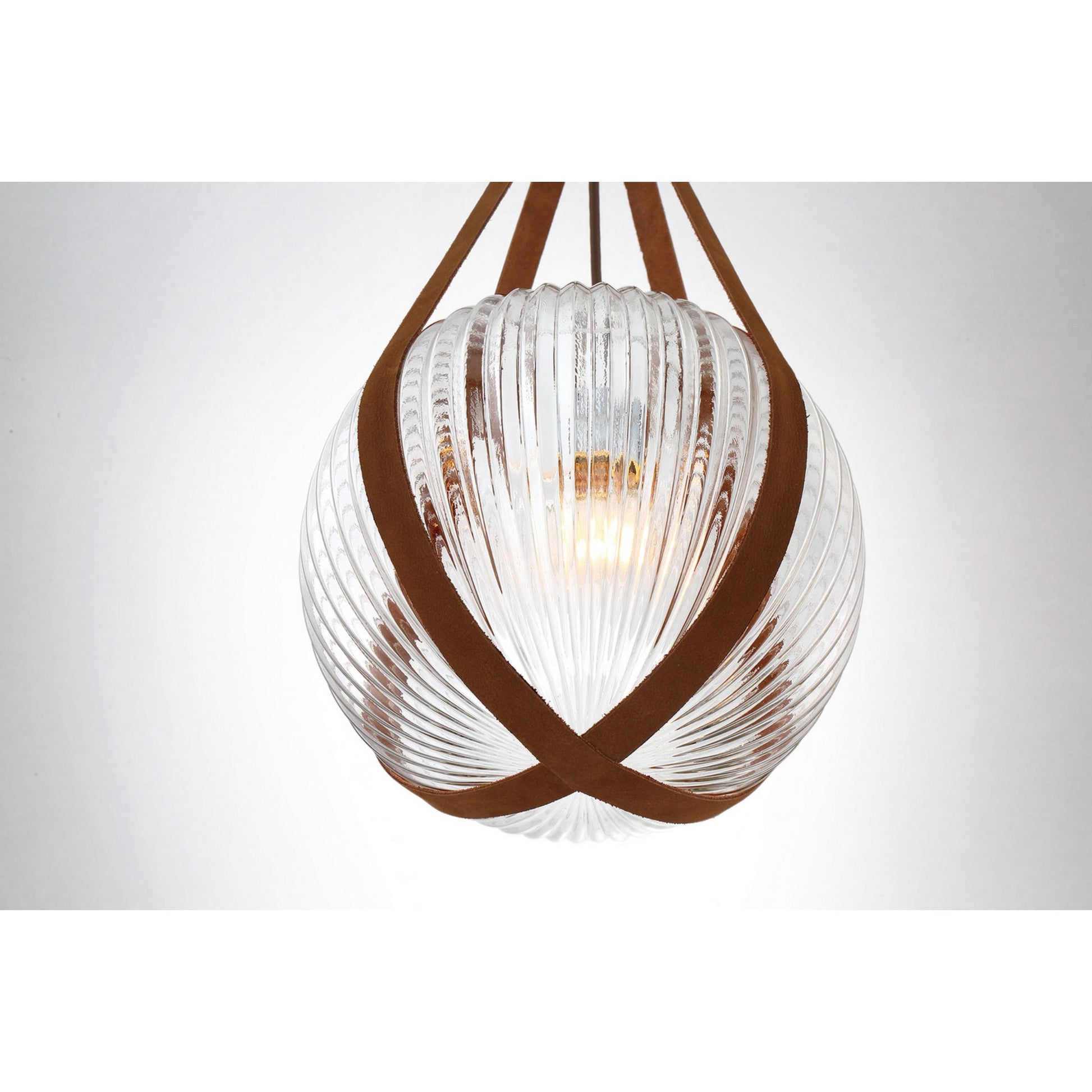 Rosemount 27" Pendant, Chrome Finish with Clear Glass - Bees Lighting