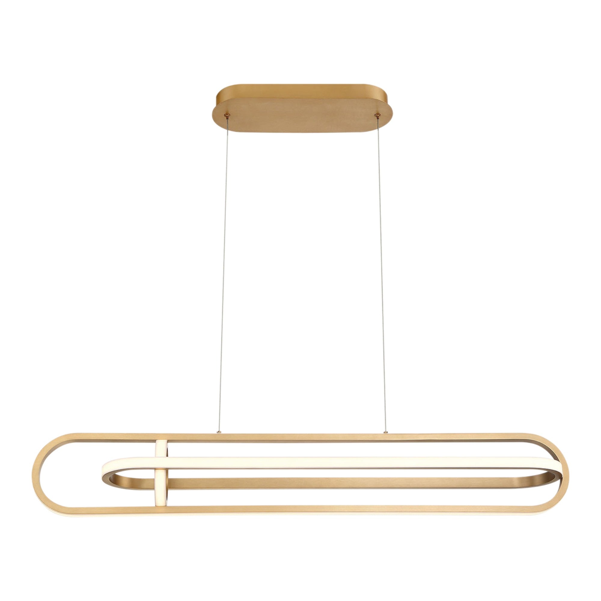 Demark 42 in. 3 Lights LED Chandelier - Bees Lighting
