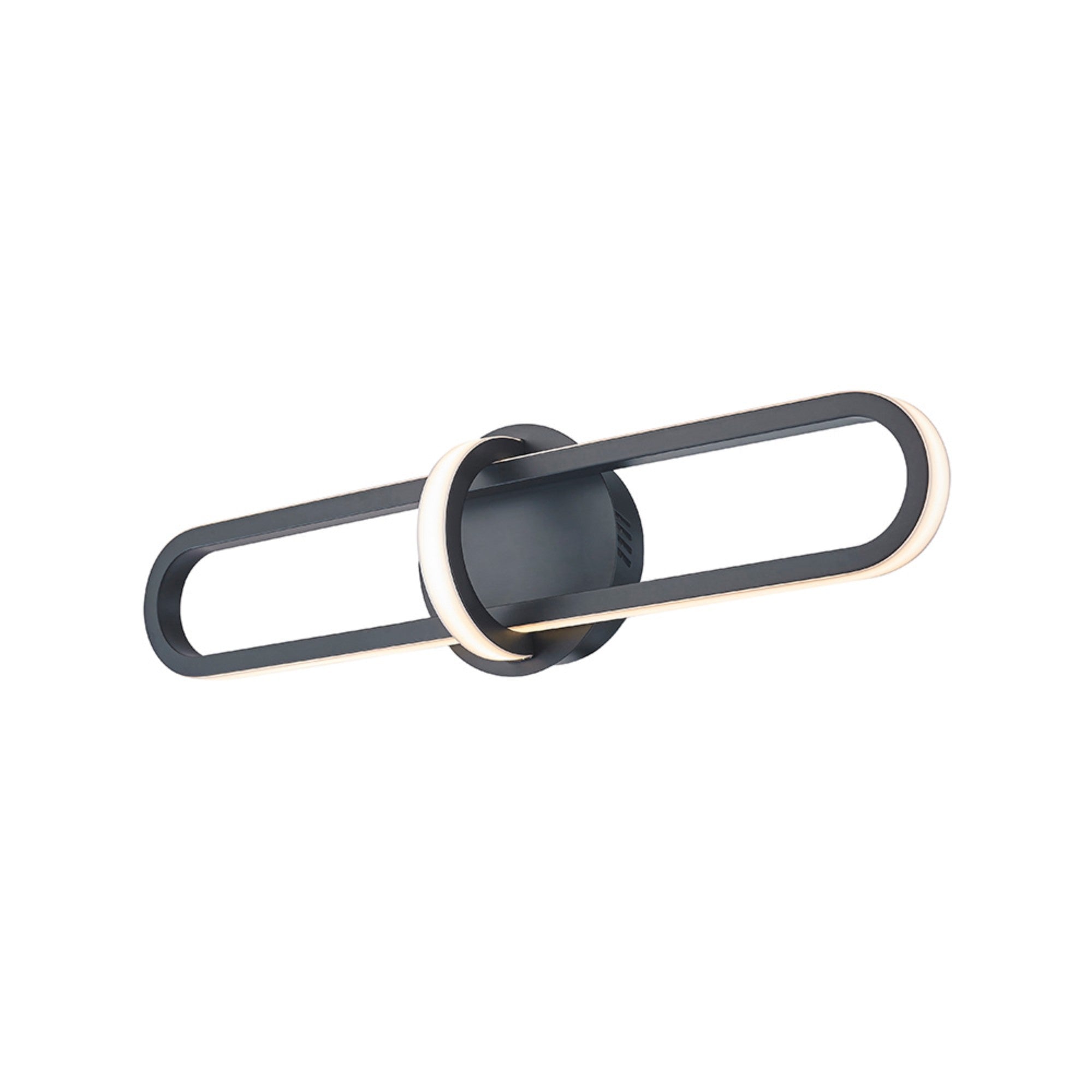Botton 24" LED Wall Sconce, Black Finish - Bees Lighting