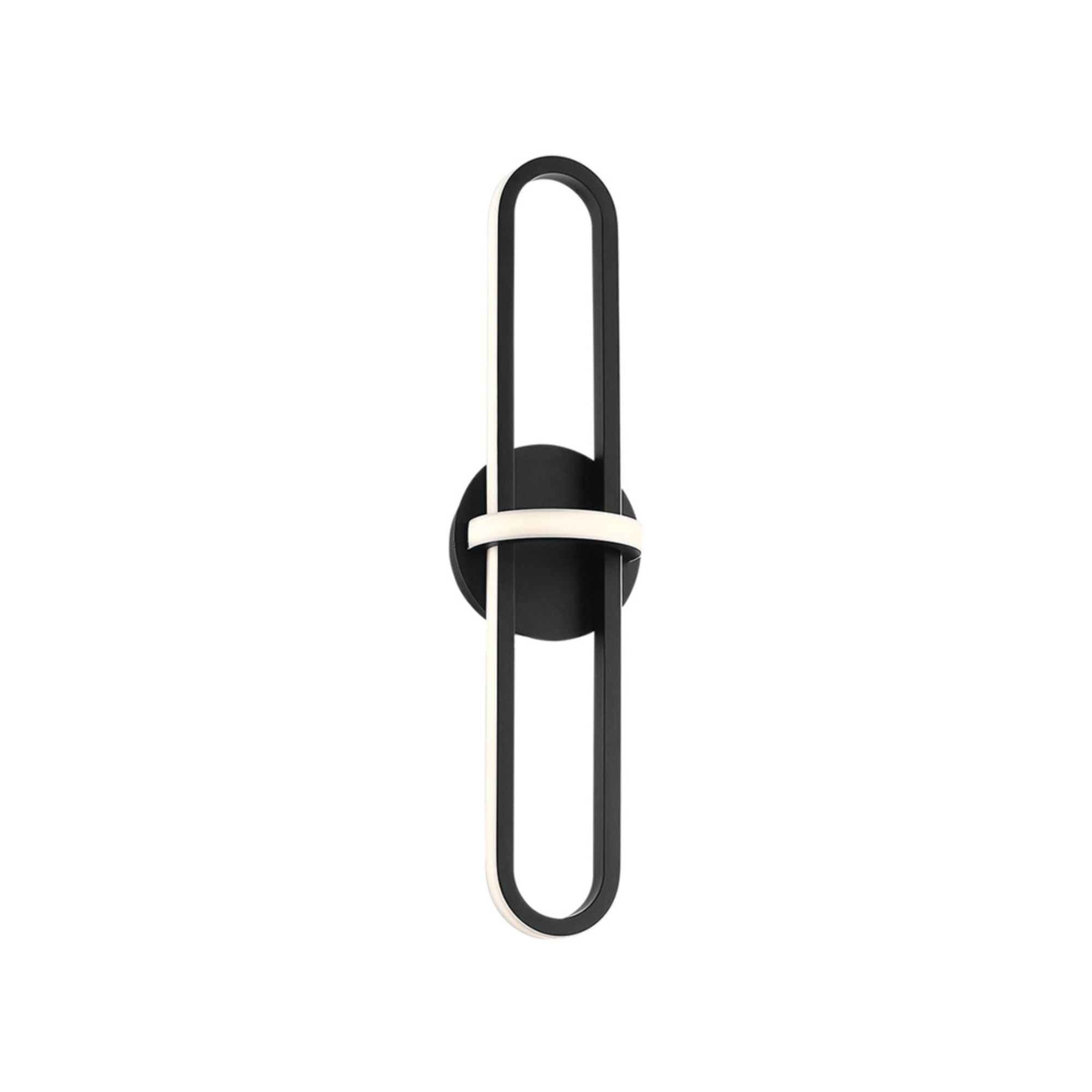 Botton 24" LED Wall Sconce, Black Finish - Bees Lighting