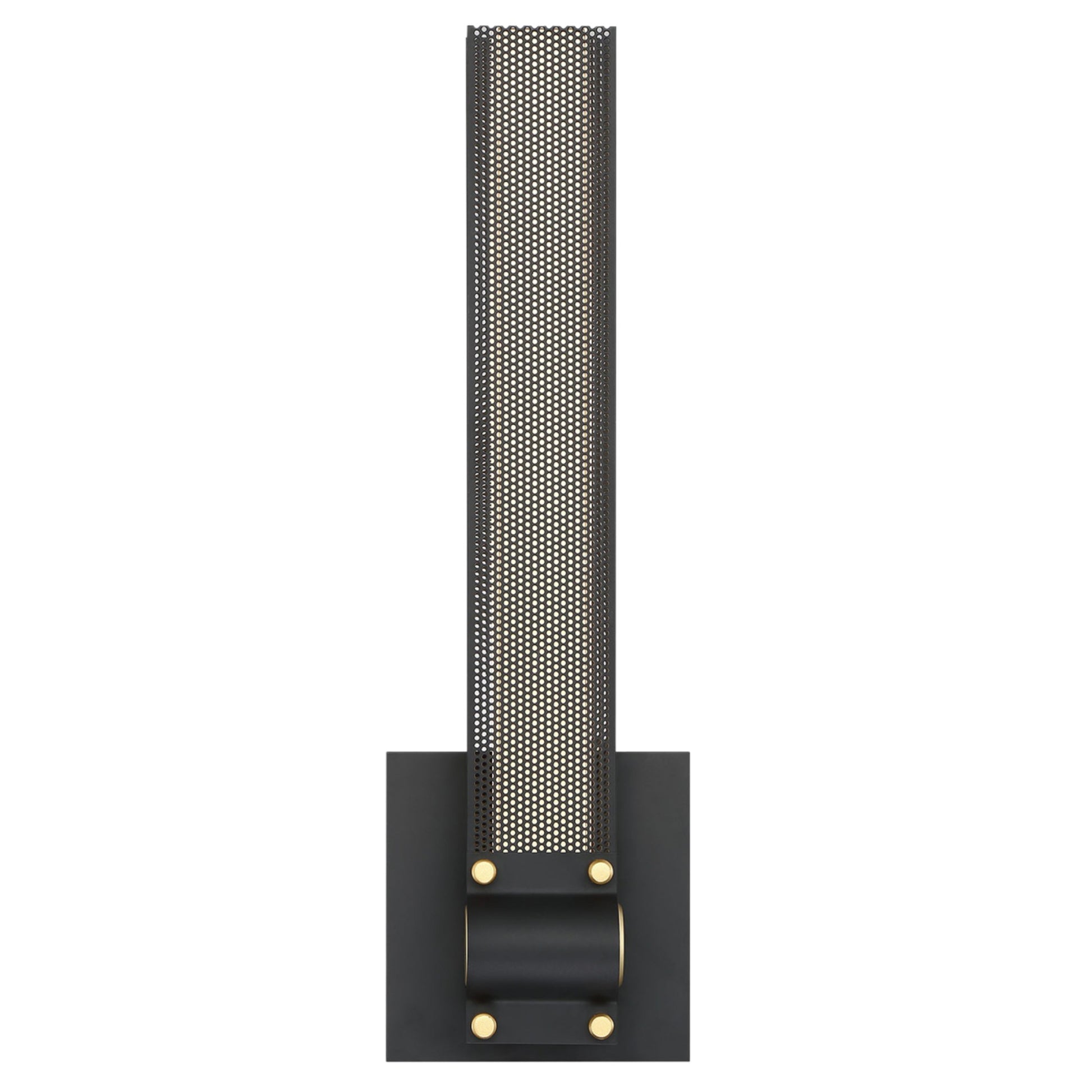 Admiral 16" LED Wall Sconce, Gold & Black Finish - Bees Lighting