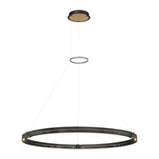 Admiral 48" LED Chandelier, Gold & Black Finish - Bees Lighting