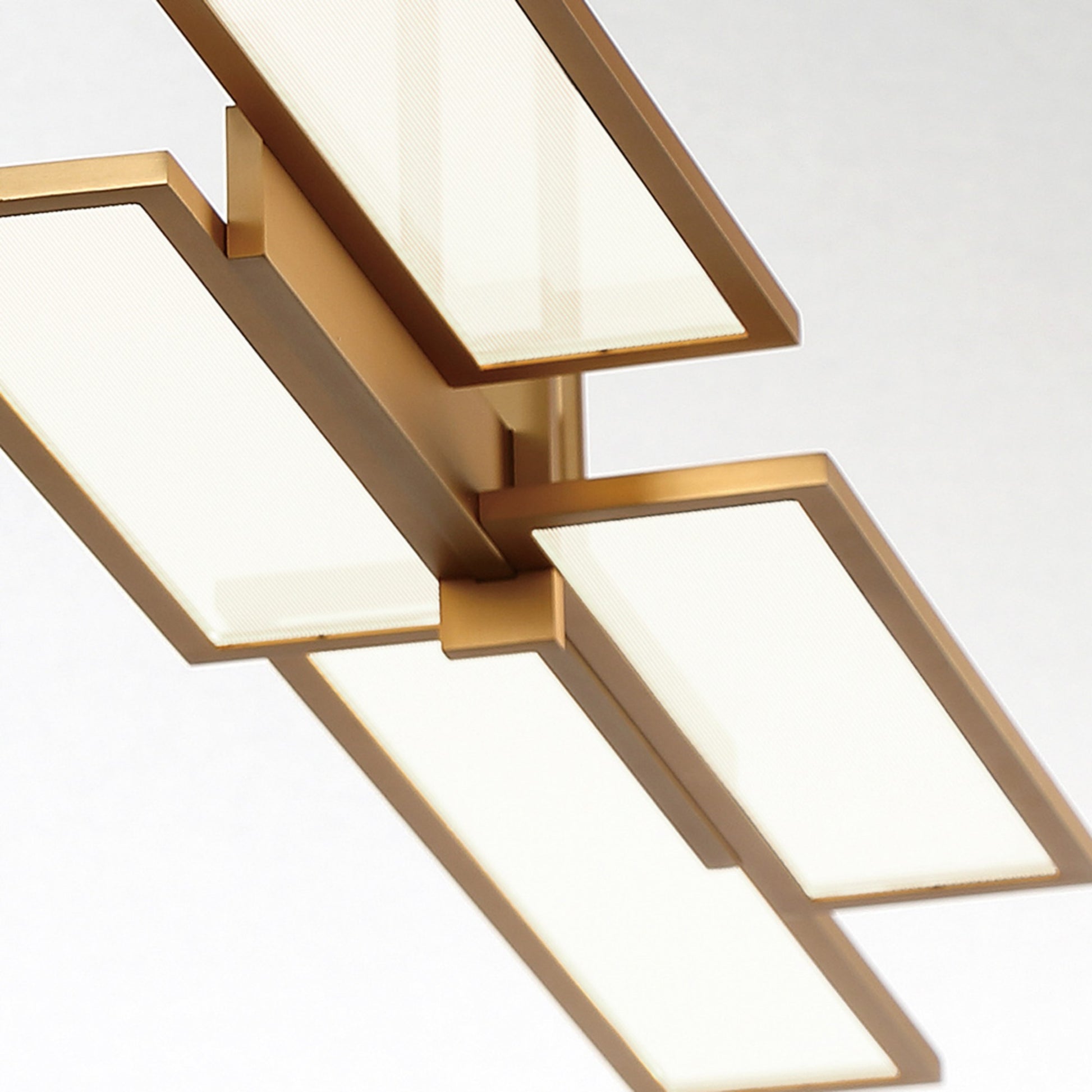 Bayswater 46" LED Linear Chandelier, Gold Finish - Bees Lighting