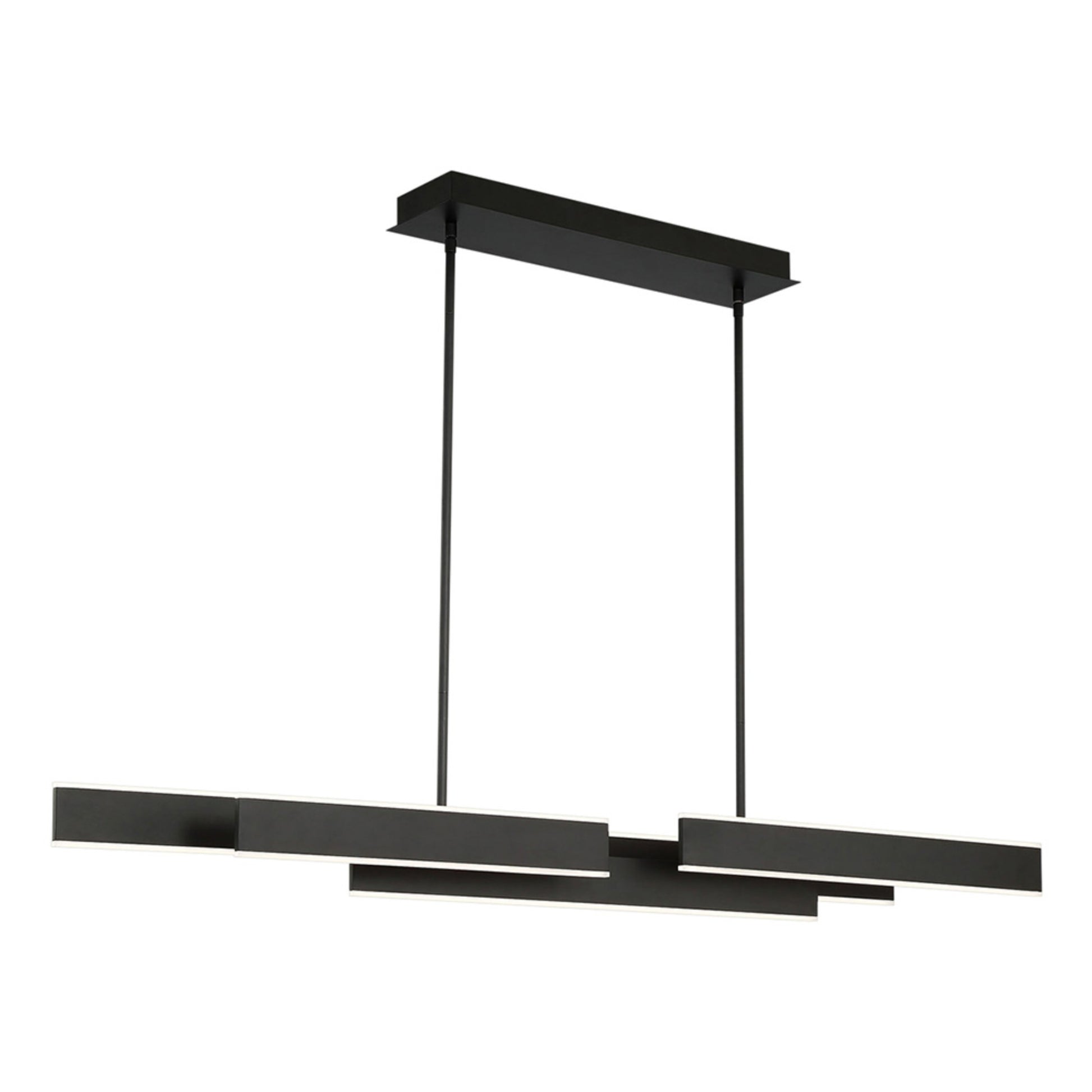 Cameno 55" LED Grand Chandelier, Black Finish - Bees Lighting