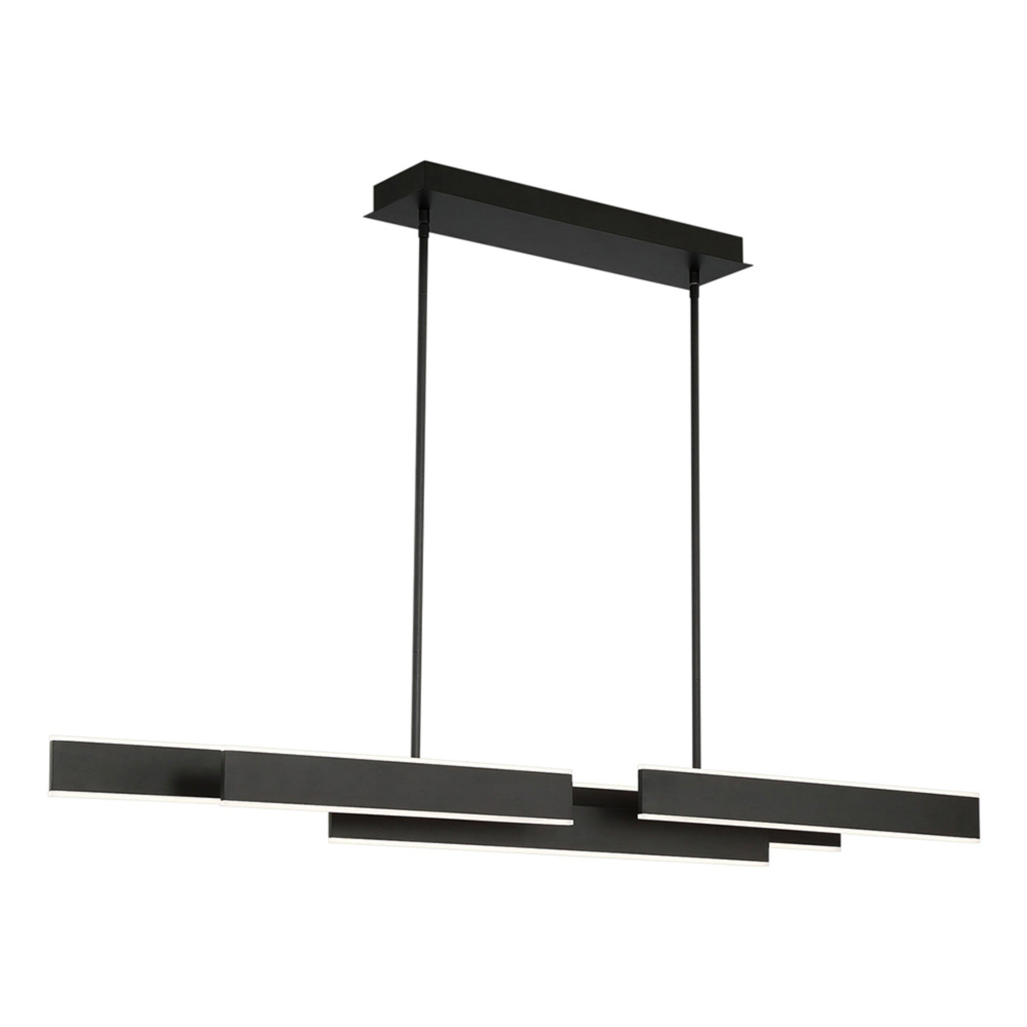 Cameno 55" LED Grand Chandelier, Black Finish - Bees Lighting