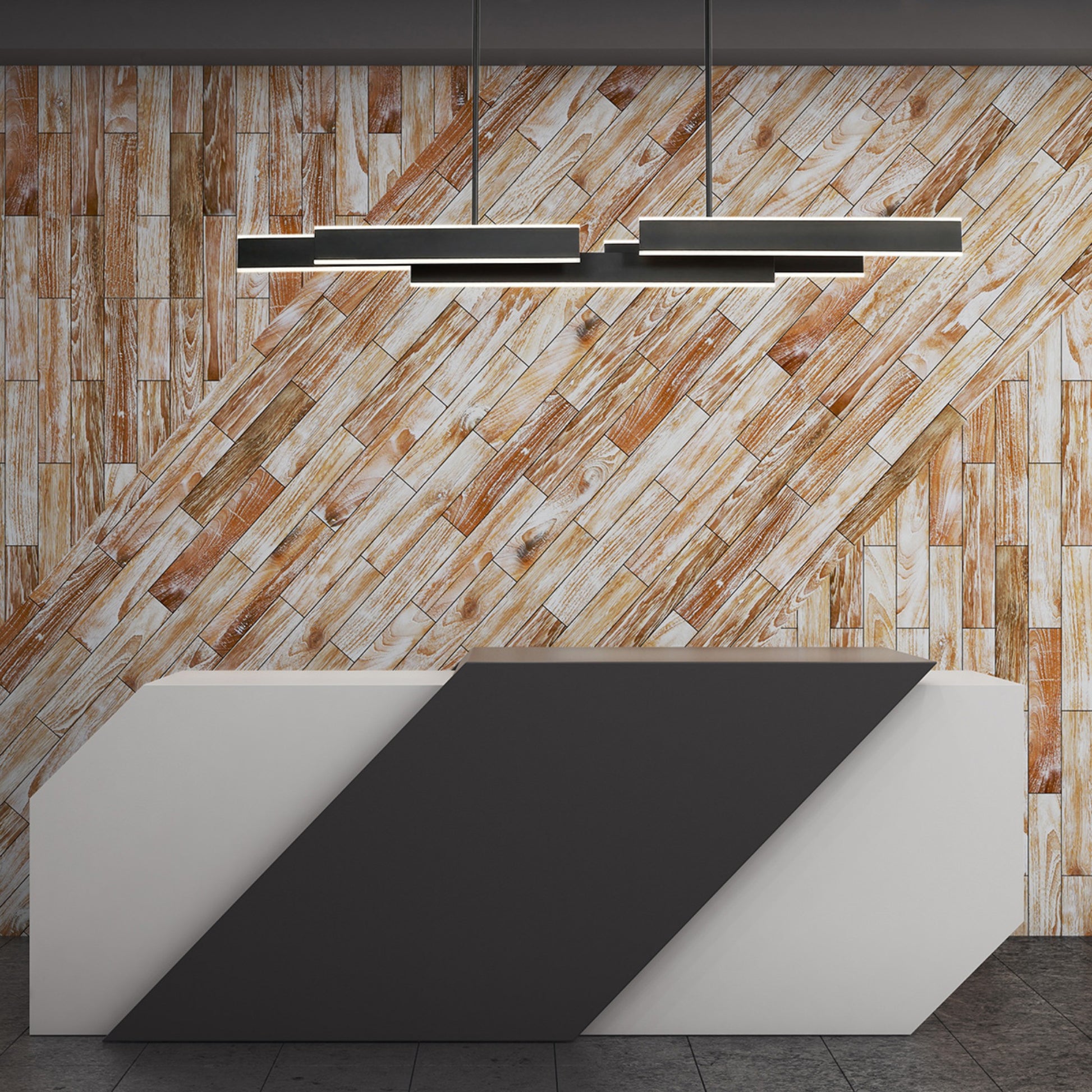 Cameno 55" LED Grand Chandelier, Black Finish - Bees Lighting