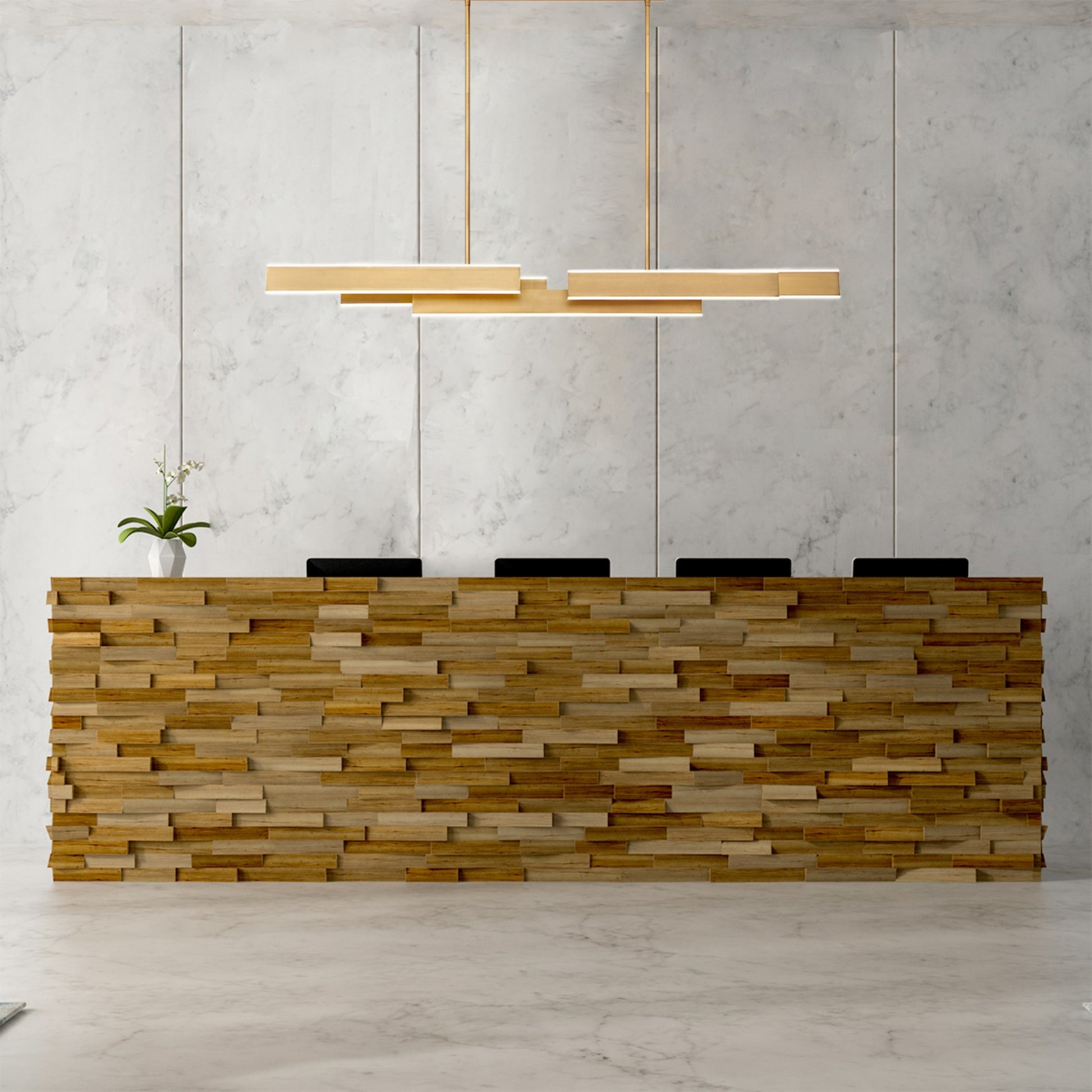 Cameno 55" LED Grand Chandelier, Gold Finish - Bees Lighting