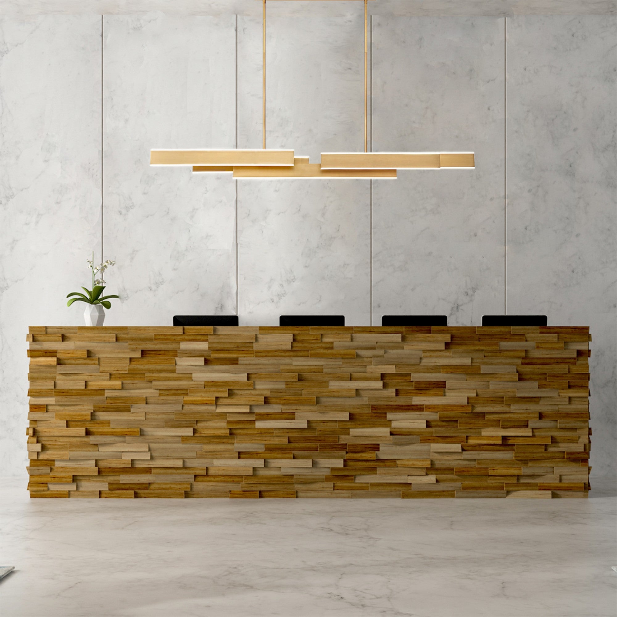 Cameno 55" LED Grand Chandelier, Gold Finish - Bees Lighting