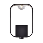 Dagmar 14" LED Wall Sconce, Gold & Black Finish - Bees Lighting
