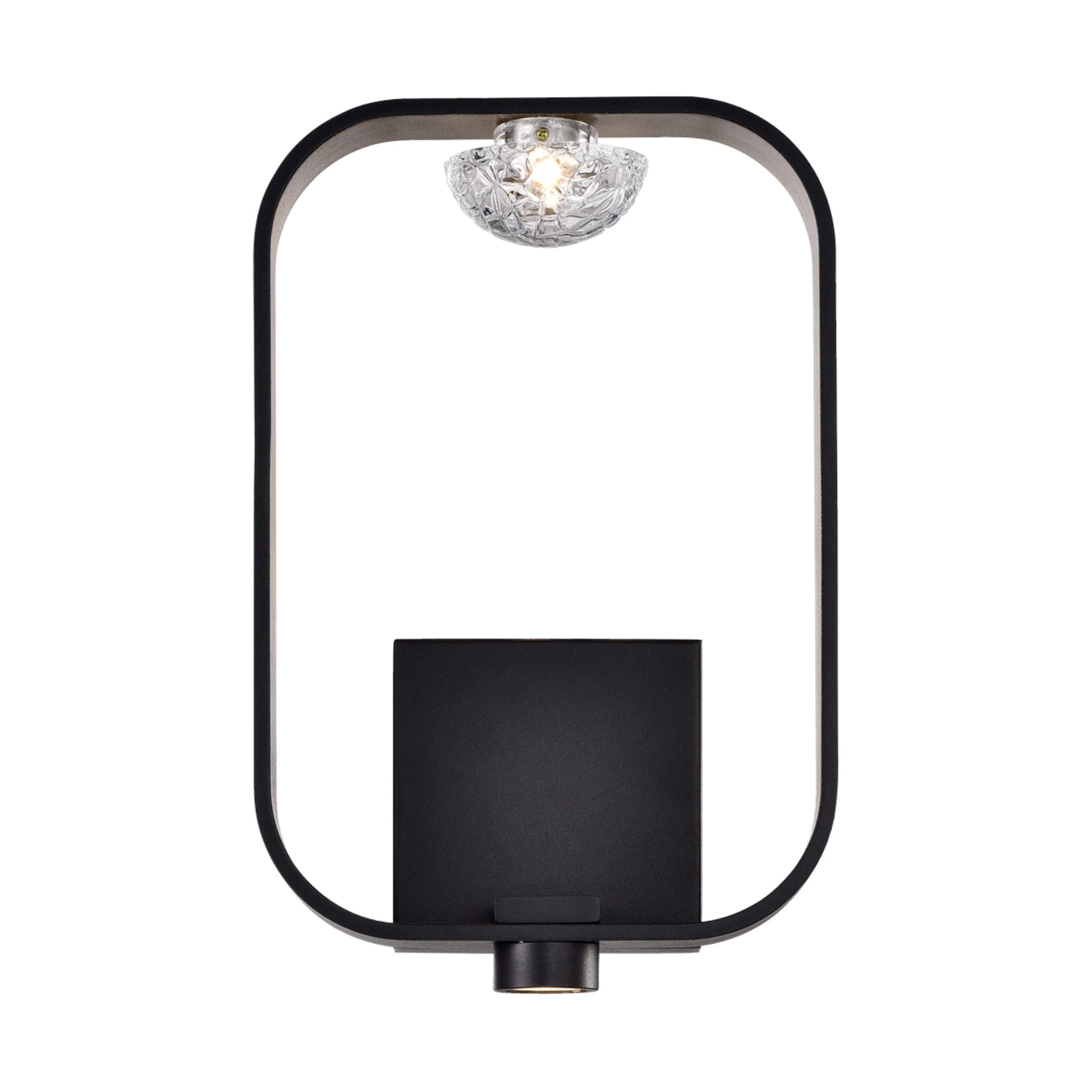 Dagmar 14" LED Wall Sconce, Gold & Black Finish - Bees Lighting