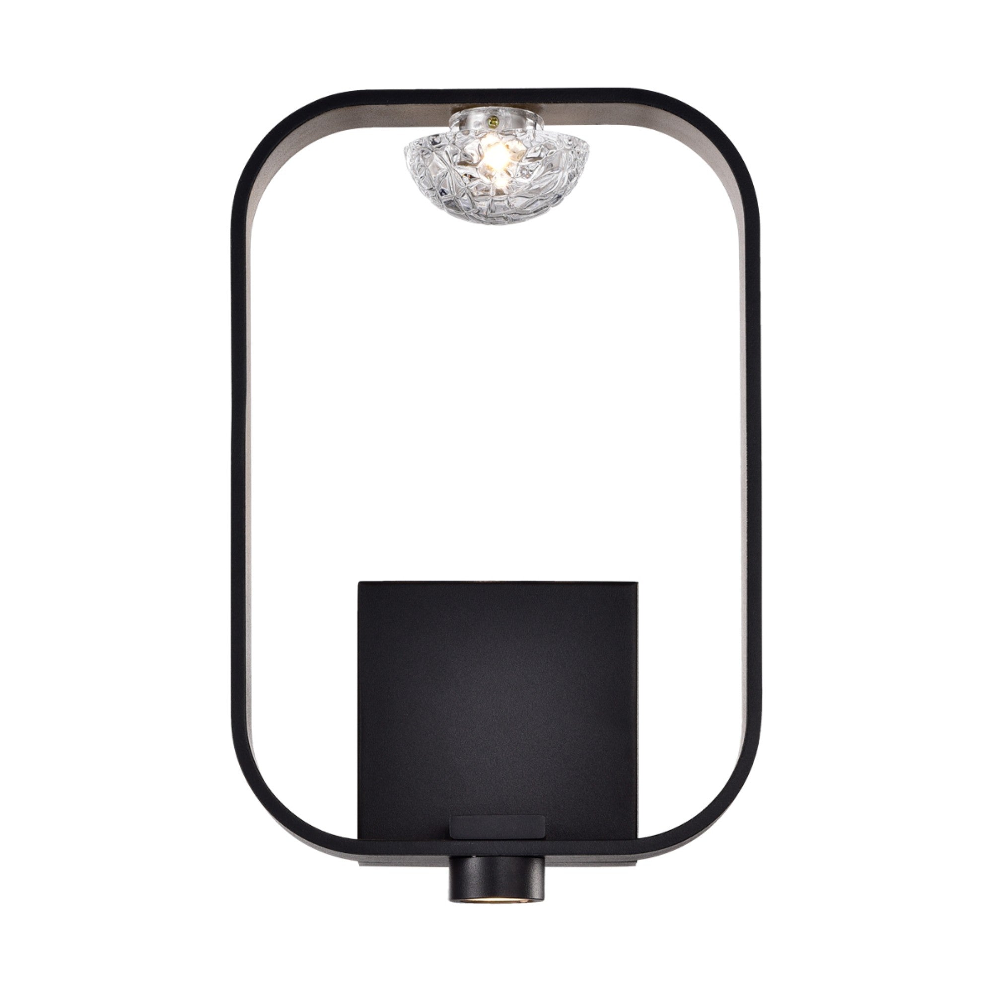 Dagmar 14" LED Wall Sconce, Gold & Black Finish - Bees Lighting