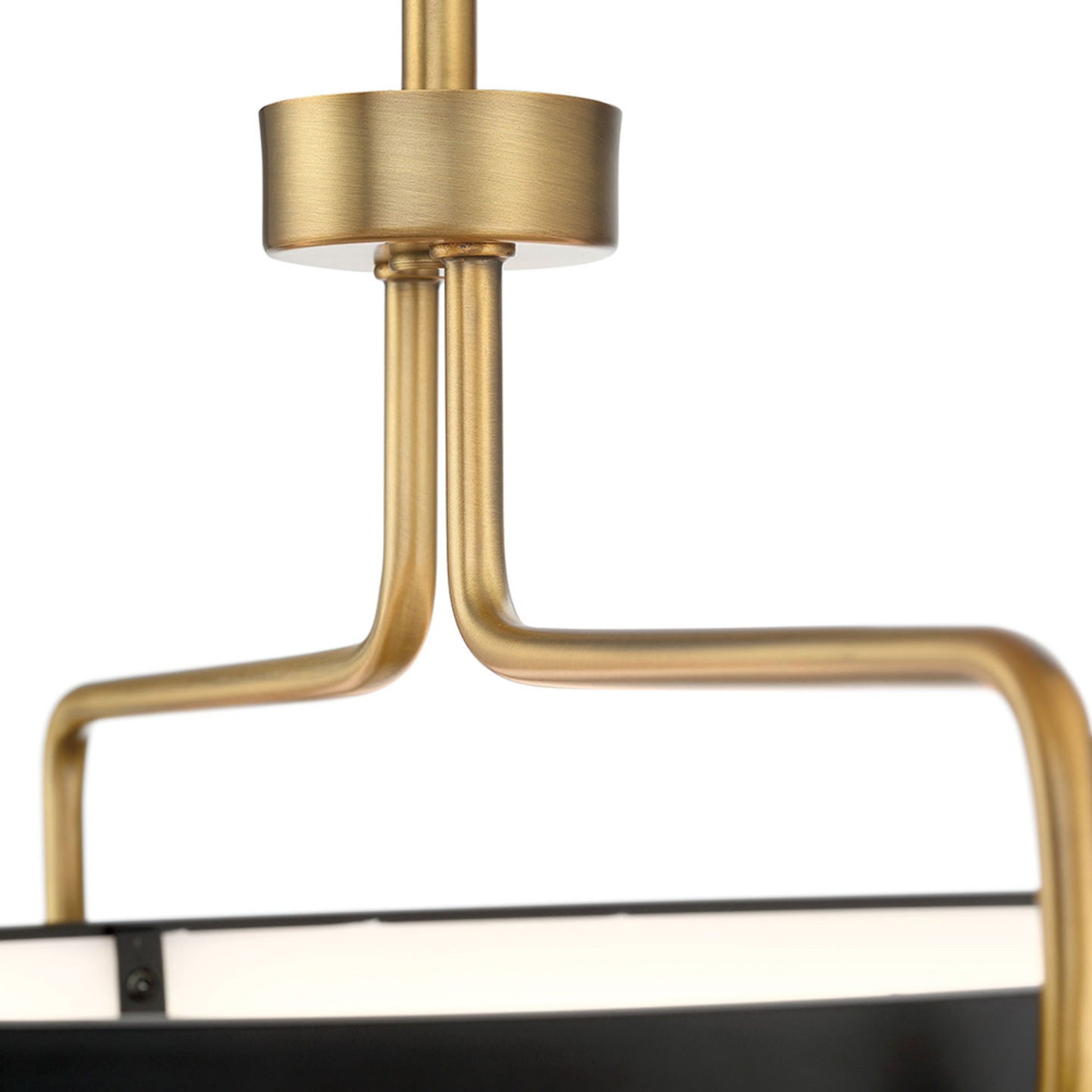 Pemberton 26" LED Pendant, Brass & Black Finish - Bees Lighting
