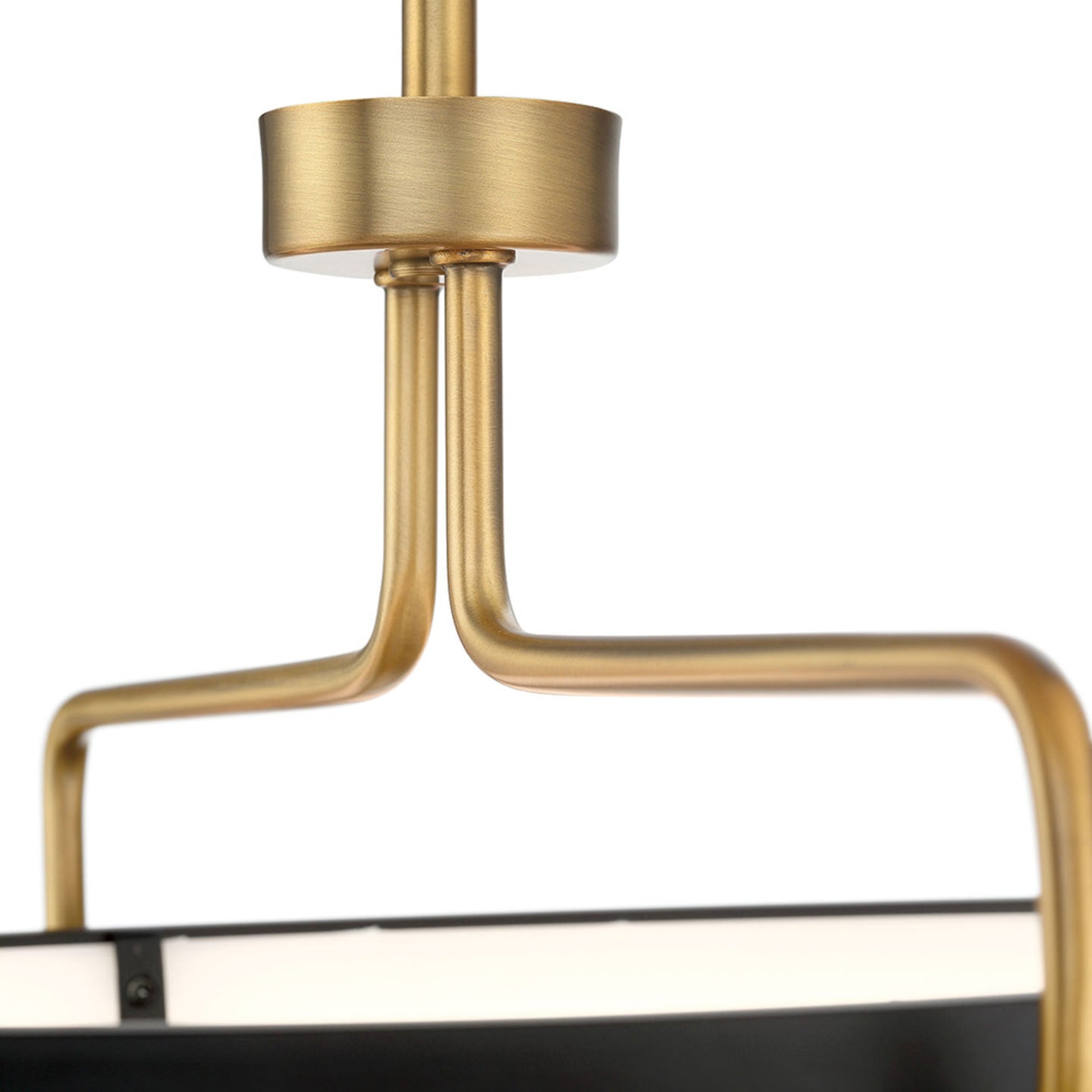Pemberton 18" LED Pendant, Brass & Black Finish - Bees Lighting