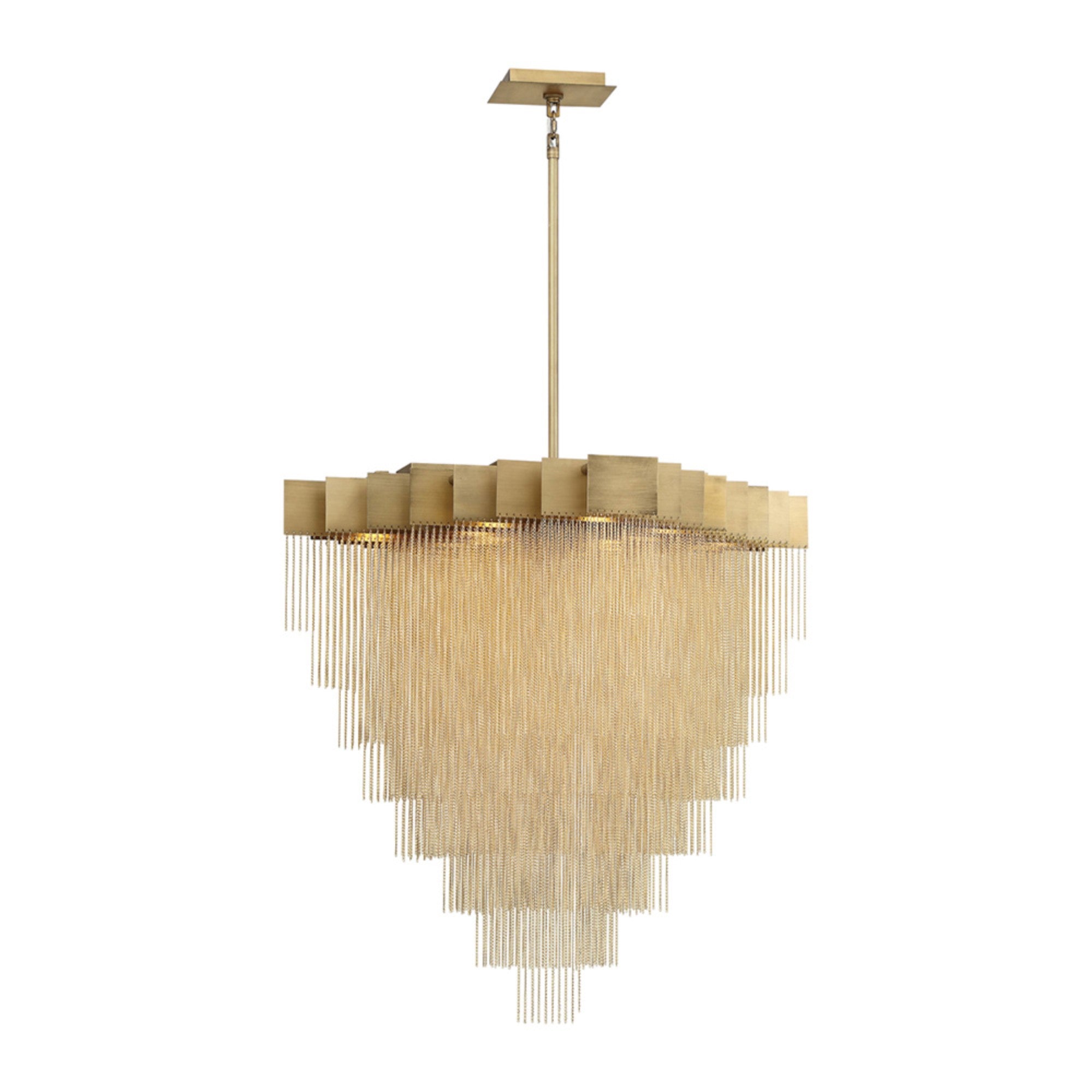 Bloomfield 18-Light 31" LED Chandelier, Gold Finish - Bees Lighting