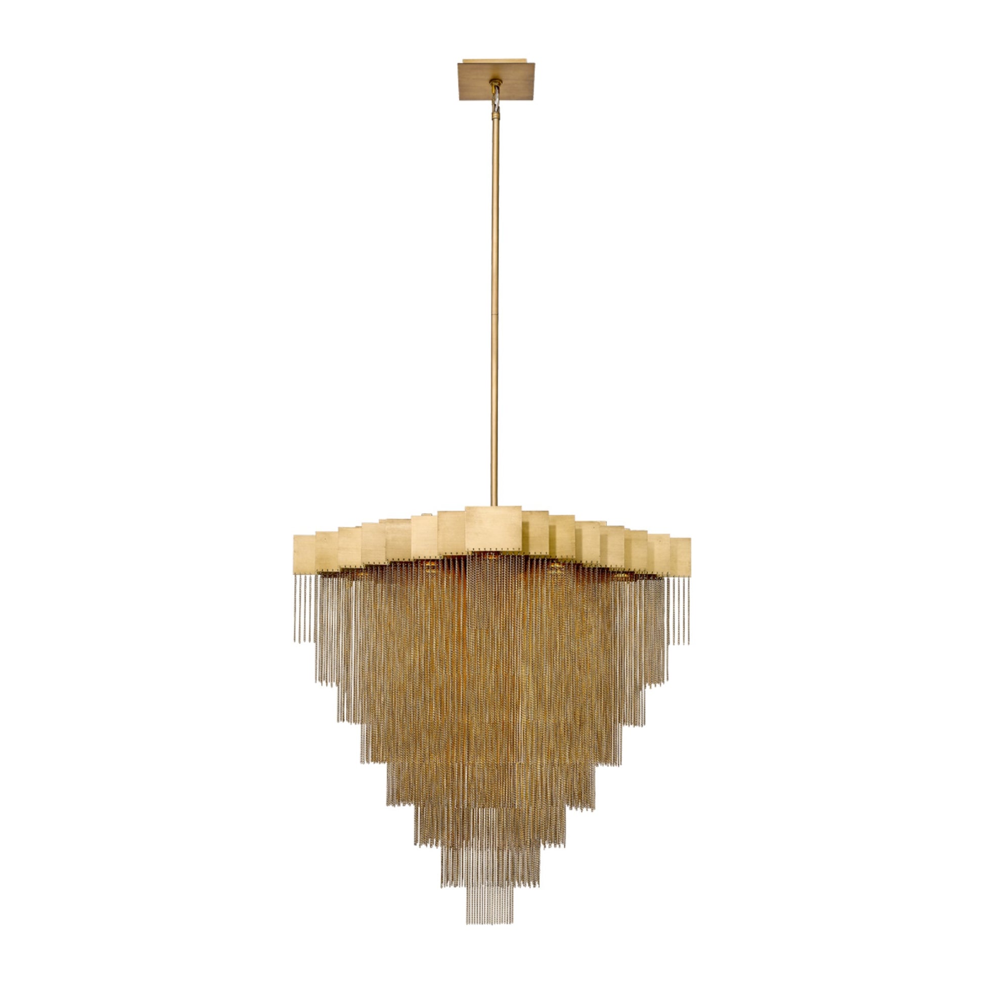 Bloomfield 18-Light 31" LED Chandelier, Gold Finish - Bees Lighting