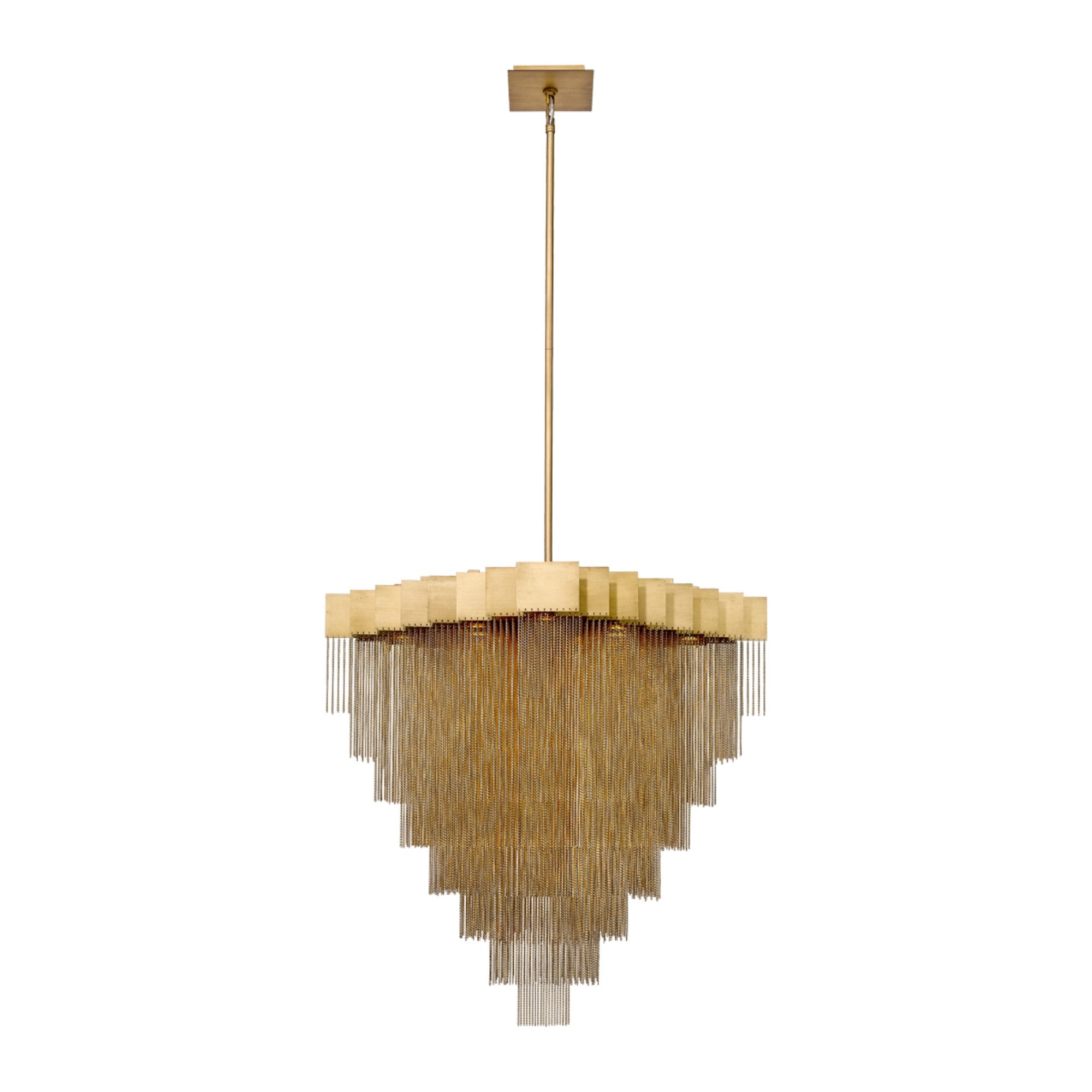 Bloomfield 18-Light 31" LED Chandelier, Gold Finish - Bees Lighting