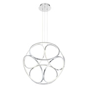 Glenview 24" LED Pendant, Chrome Finish - Bees Lighting