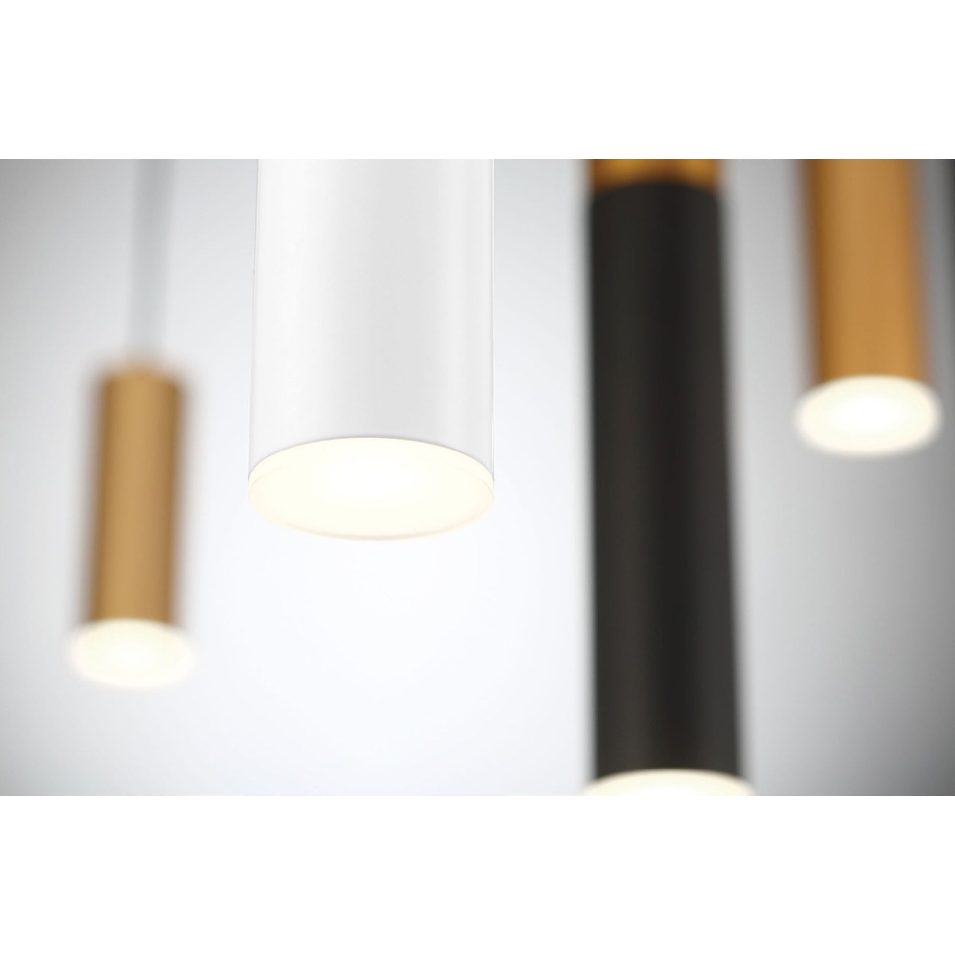 Neptune 8" LED Mini Pendant, Gold Finish - Bees Lighting