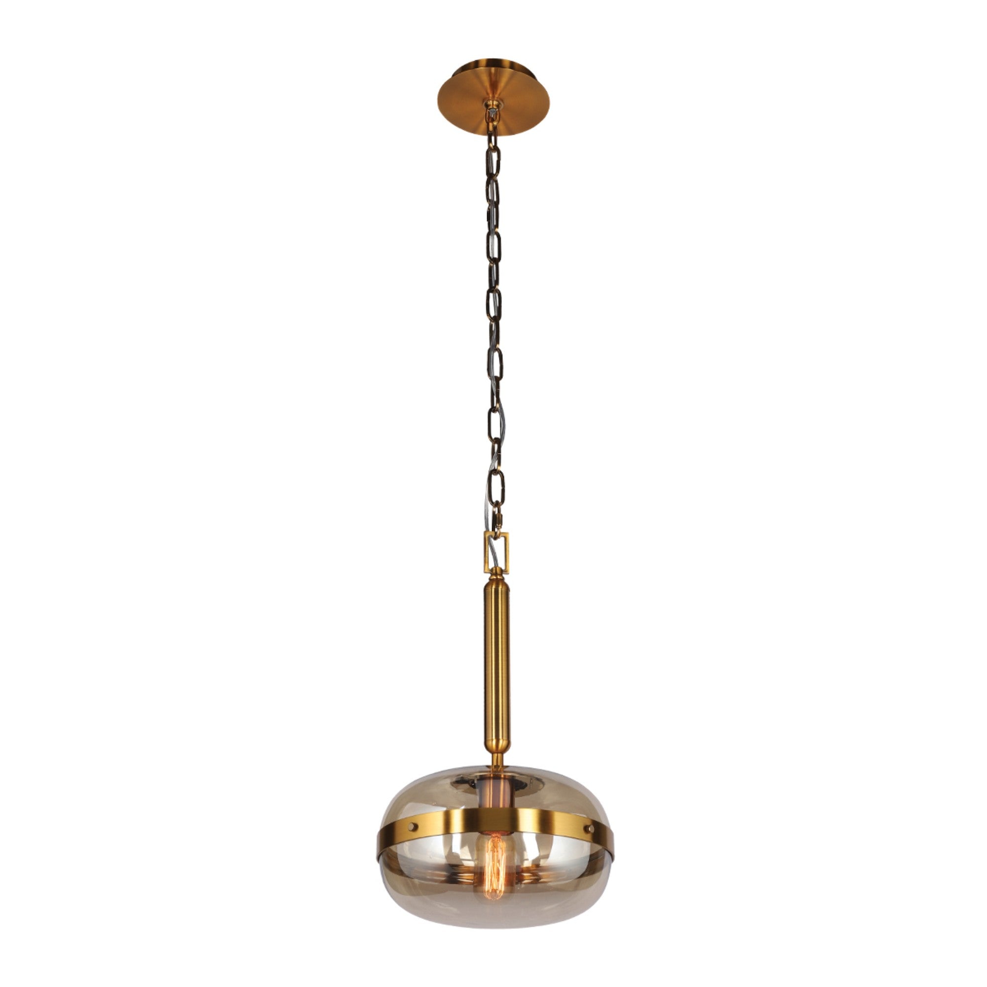 Nottingham Pendant Light Brass Finish - Bees Lighting