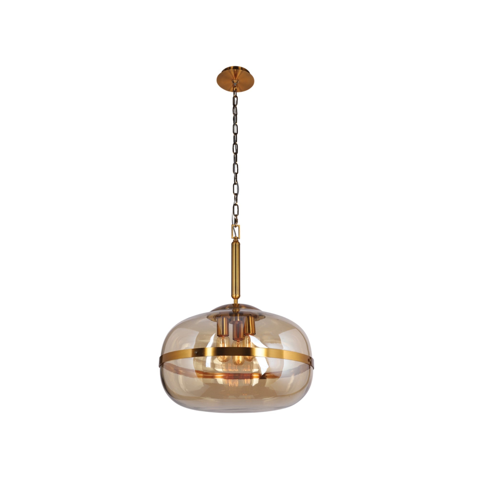 Nottingham Pendant Light Brass Finish - Bees Lighting