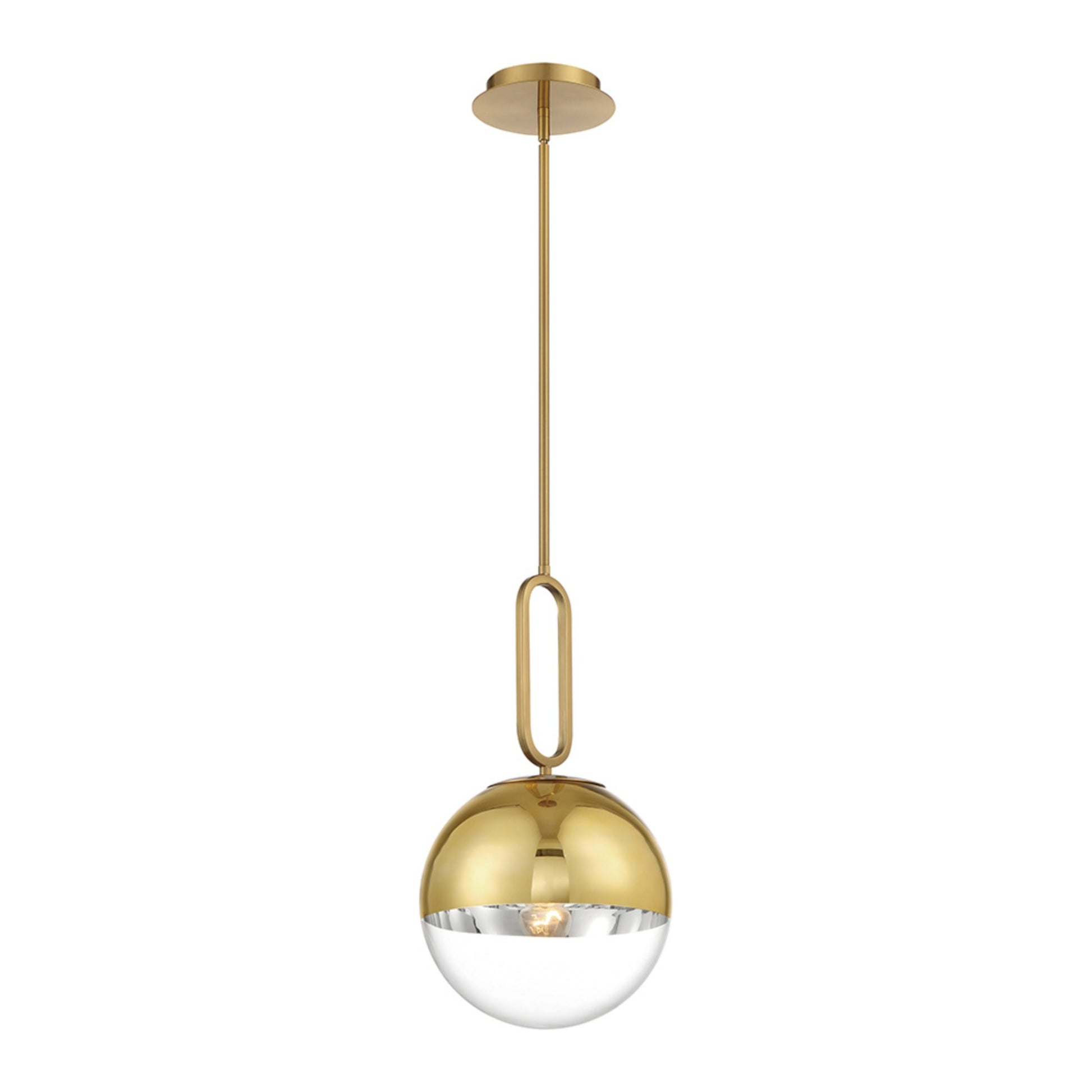 Prospect 12" Pendant, Gold Finish - Bees Lighting