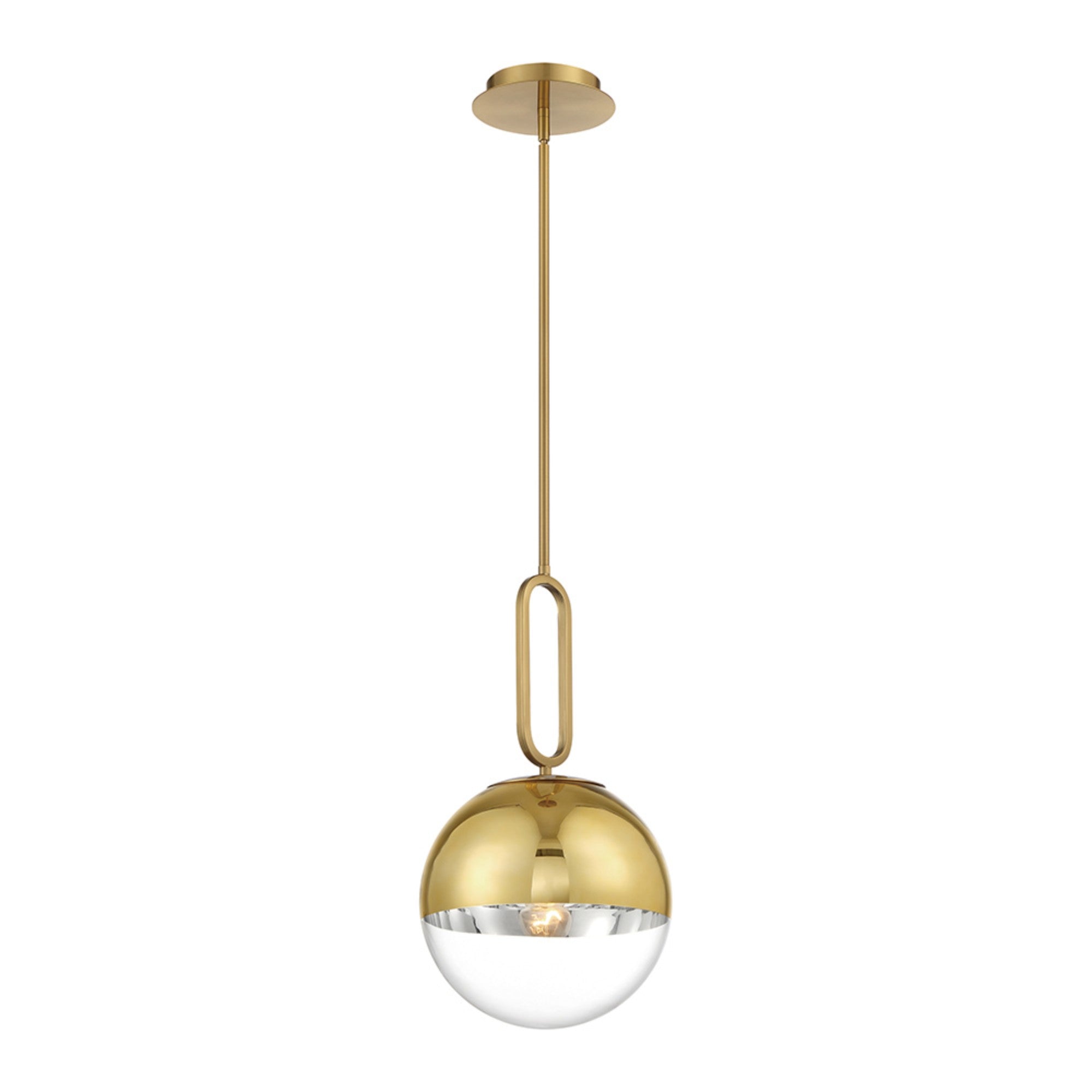 Prospect 12" Pendant, Gold Finish - Bees Lighting