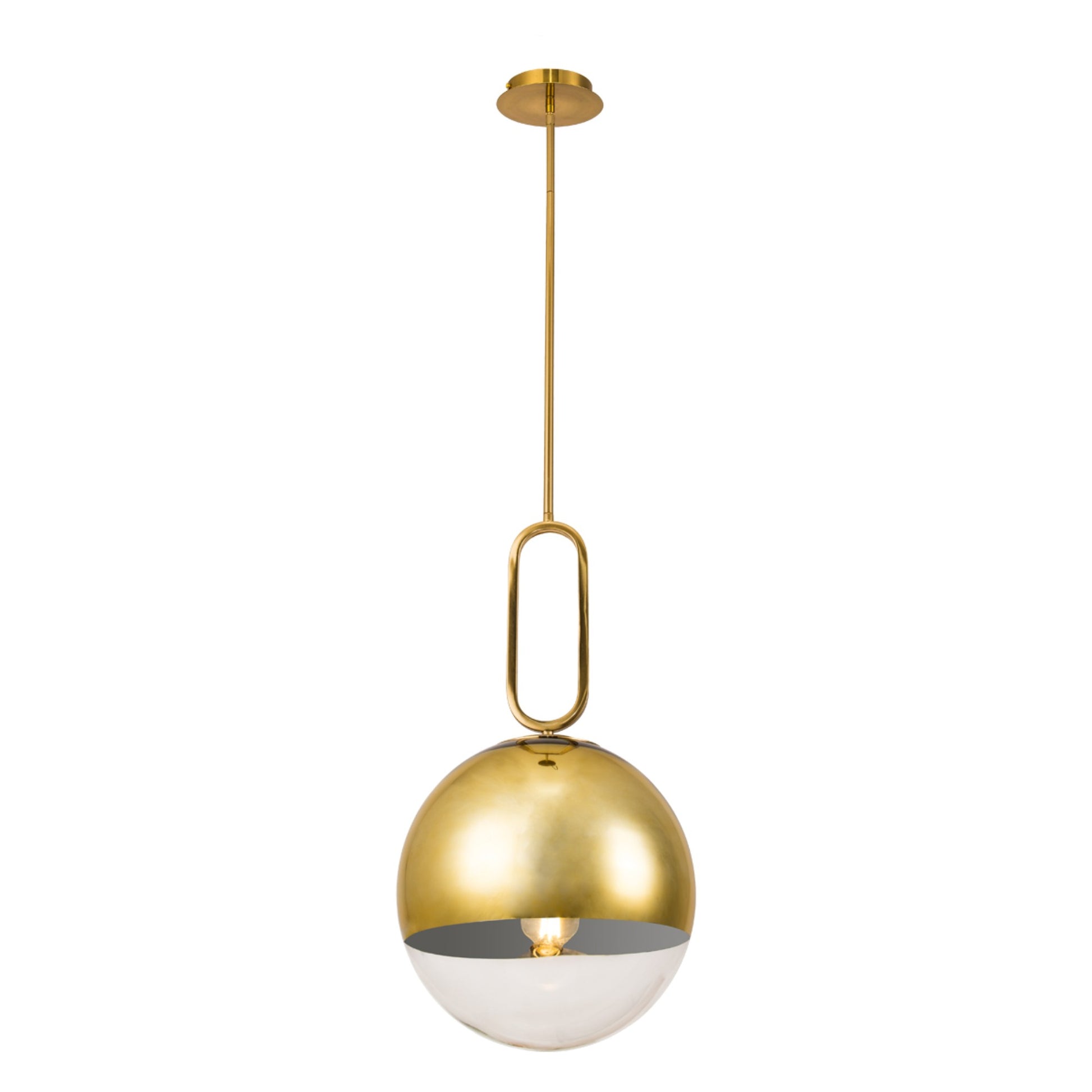 Prospect 12" Pendant, Gold Finish - Bees Lighting