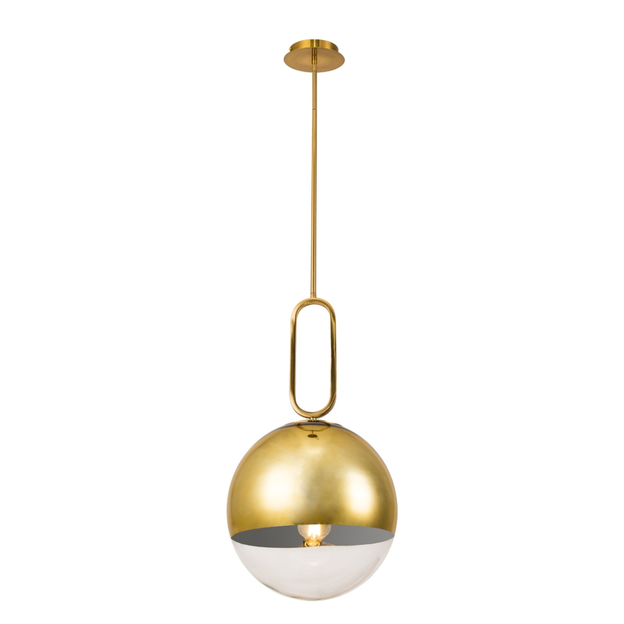 Prospect 12" Pendant, Gold Finish - Bees Lighting