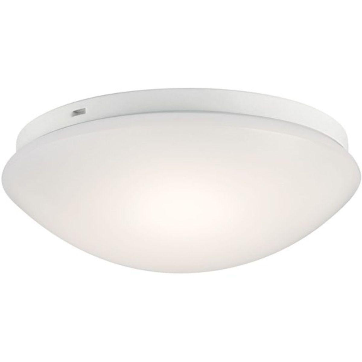 Ceiling Space 11 in. LED Puff Light 1080 Lumens 3000K White finish