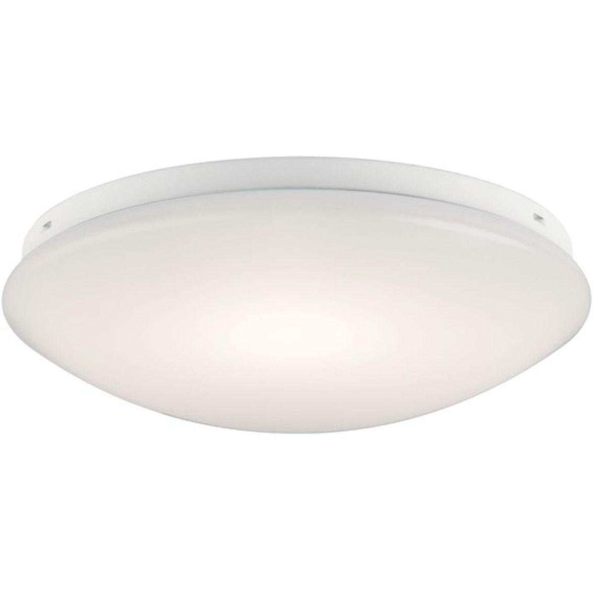 Ceiling Space 14 in. LED Puff Light 1470 Lumens 3000K White finish
