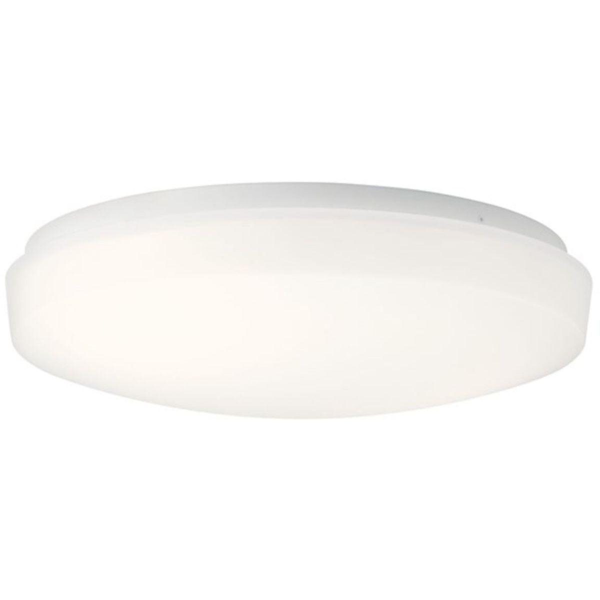 Ceiling Space 14 in. LED Puff Light 1450 Lumens 3000K White finish