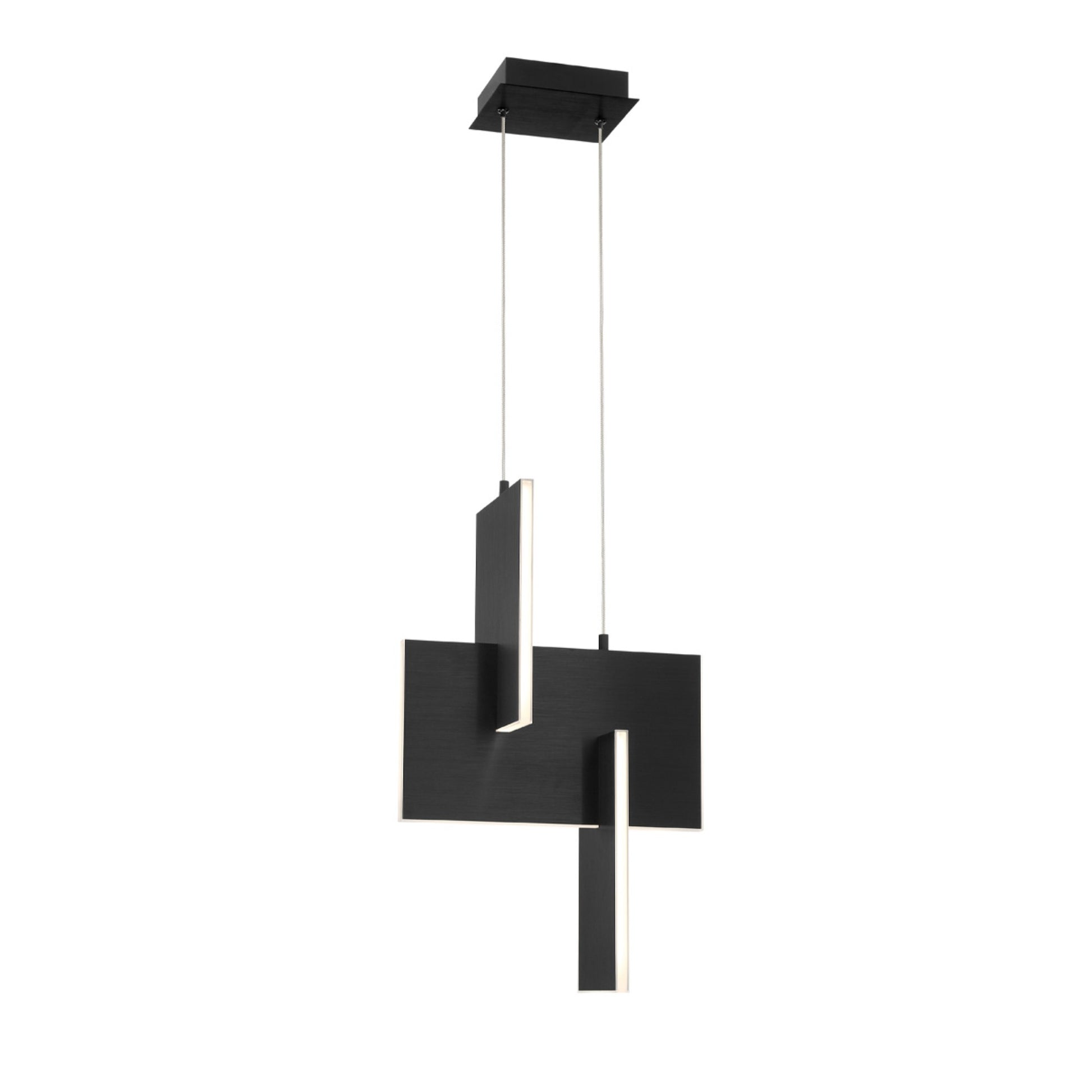 Coburg 23" LED Pendant, Black Finish - Bees Lighting