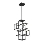 Ferro 5-Light 21" LED Pendant, Black Finish - Bees Lighting