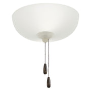 Minka Aire 11" Universal 2 Lights LED Light Kit in Etched Swirl Glass - Bees Lighting