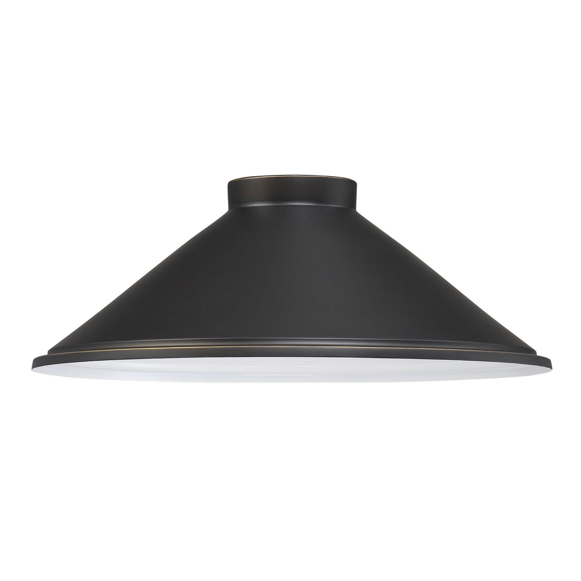 RLM 14" Outdoor Cone Shade, Oil Rubbed Bronze Finish - Bees Lighting