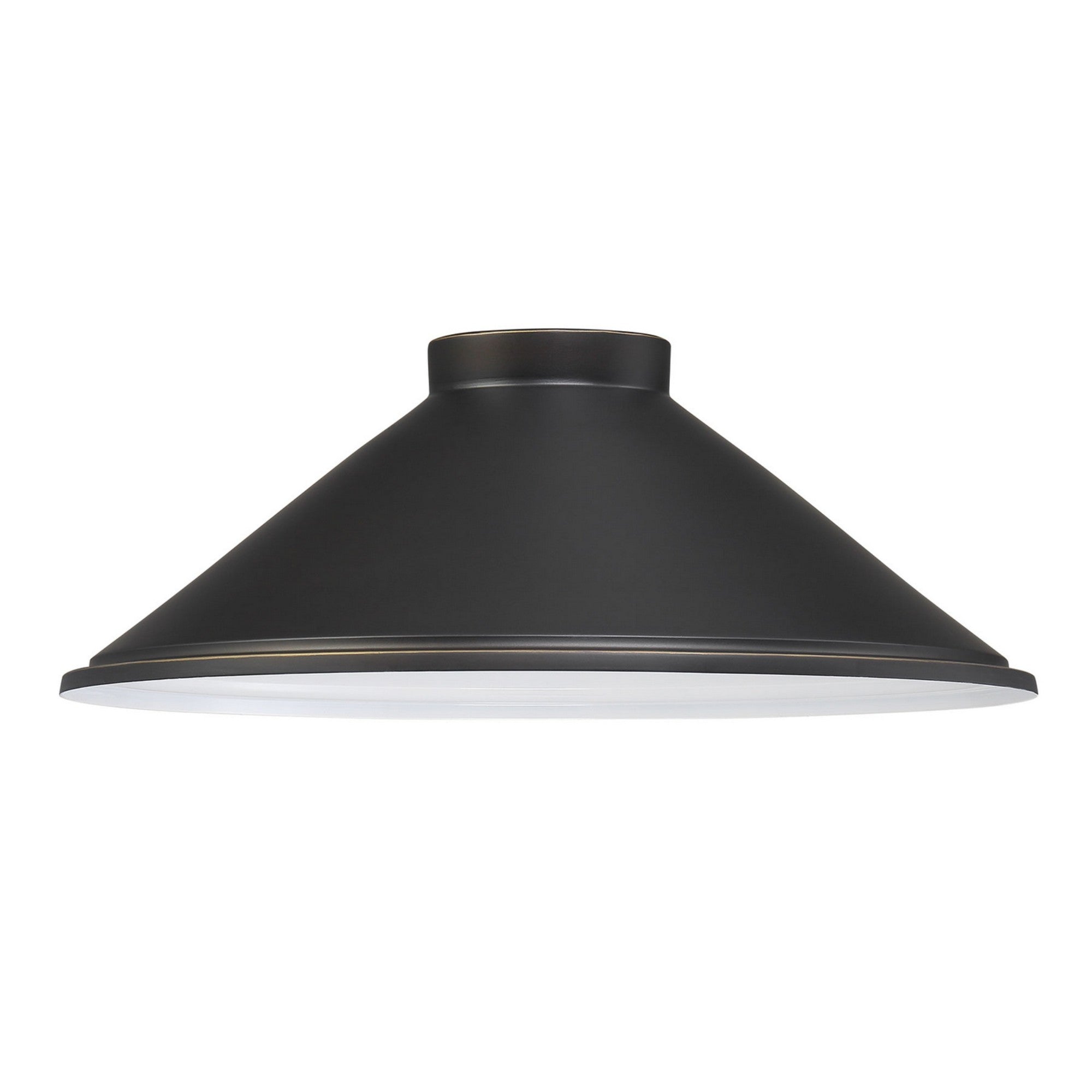 RLM 14" Outdoor Cone Shade, Oil Rubbed Bronze Finish - Bees Lighting