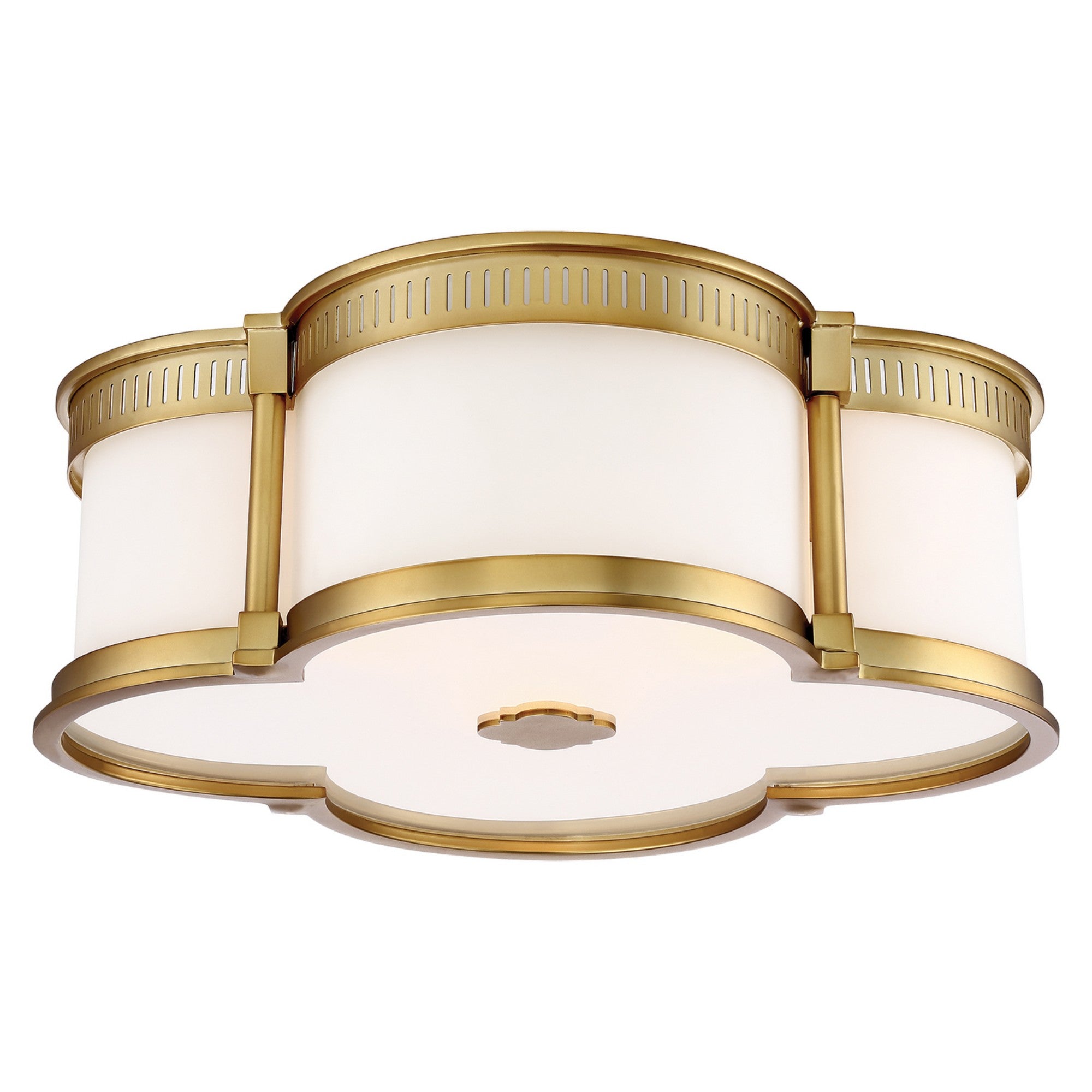 16 in. LED Flush Mount Light 3000K Gold finish - Bees Lighting