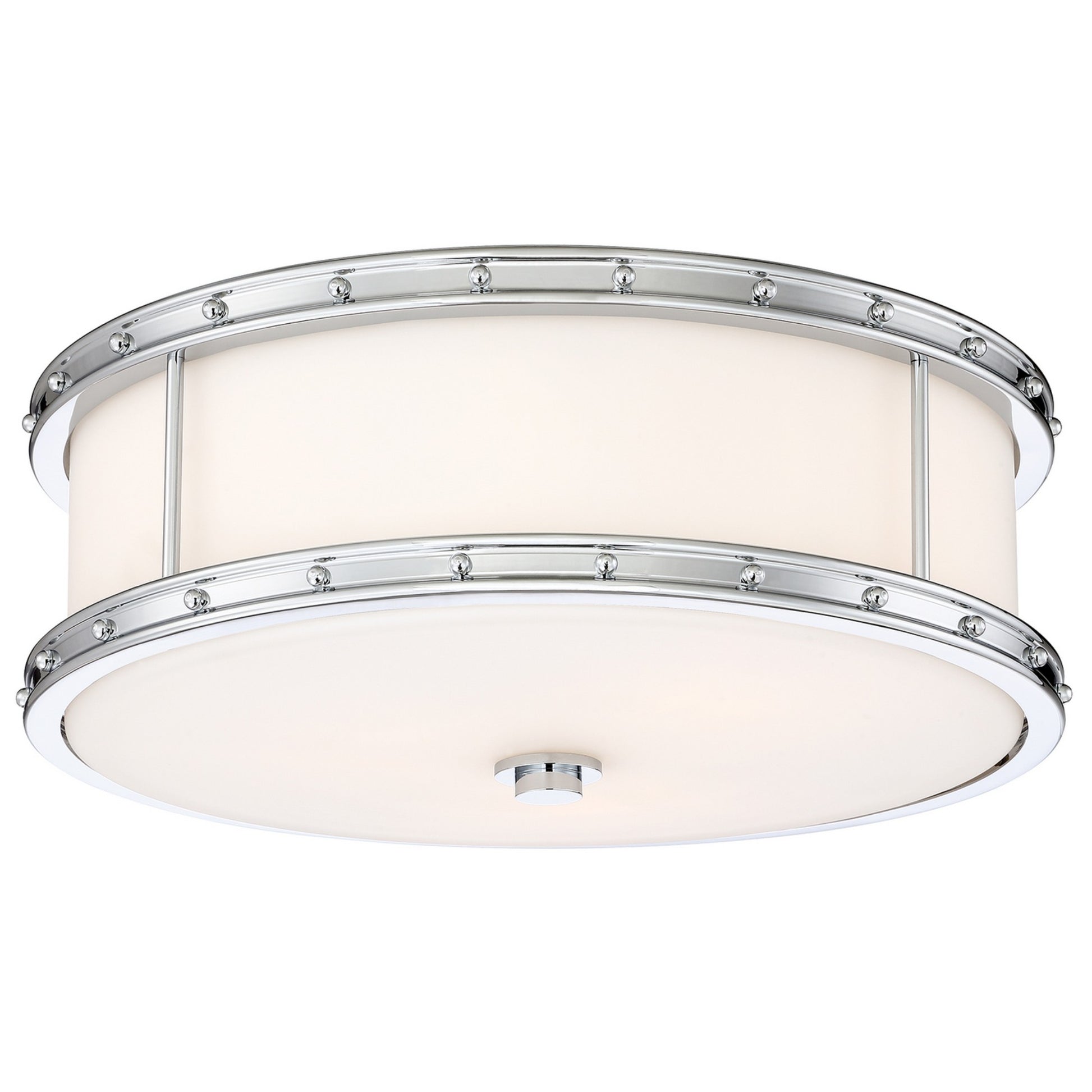 16" LED Flush Mount, Chrome Finish - Bees Lighting