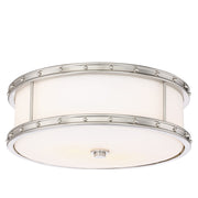 16" LED Flush Mount, Brushed Nickel Finish - Bees Lighting