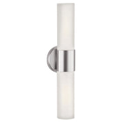 Aqueous 20" LED Outdoor Wall Sconce, Brushed Steel Finish - Bees Lighting