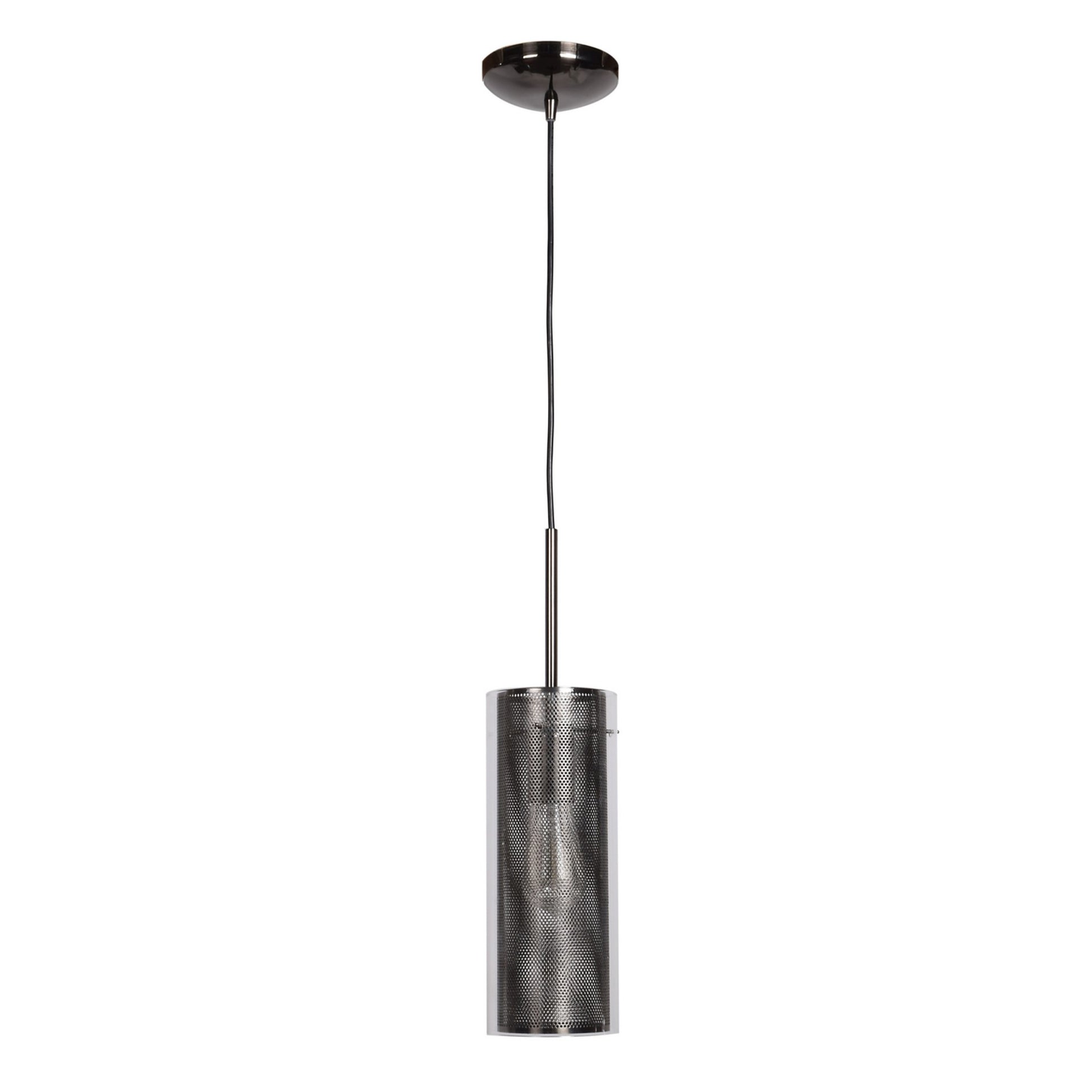 Multis 12" LED Pendant, Black Chrome Finish - Bees Lighting