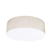 Anton 15" LED Flush Mount, Jute Finish - Bees Lighting