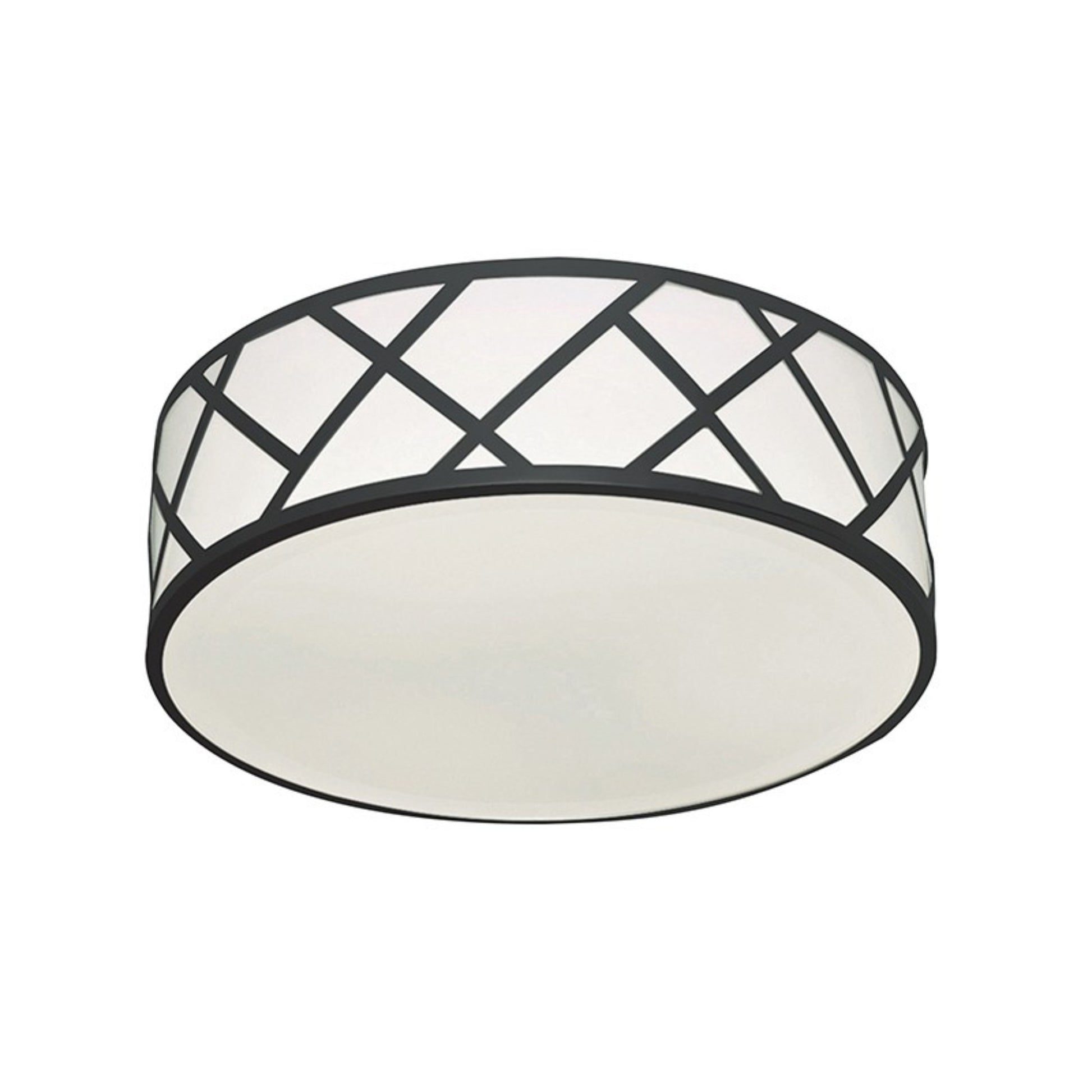 Haven 17" LED Flush Mount, Black Finish - Bees Lighting