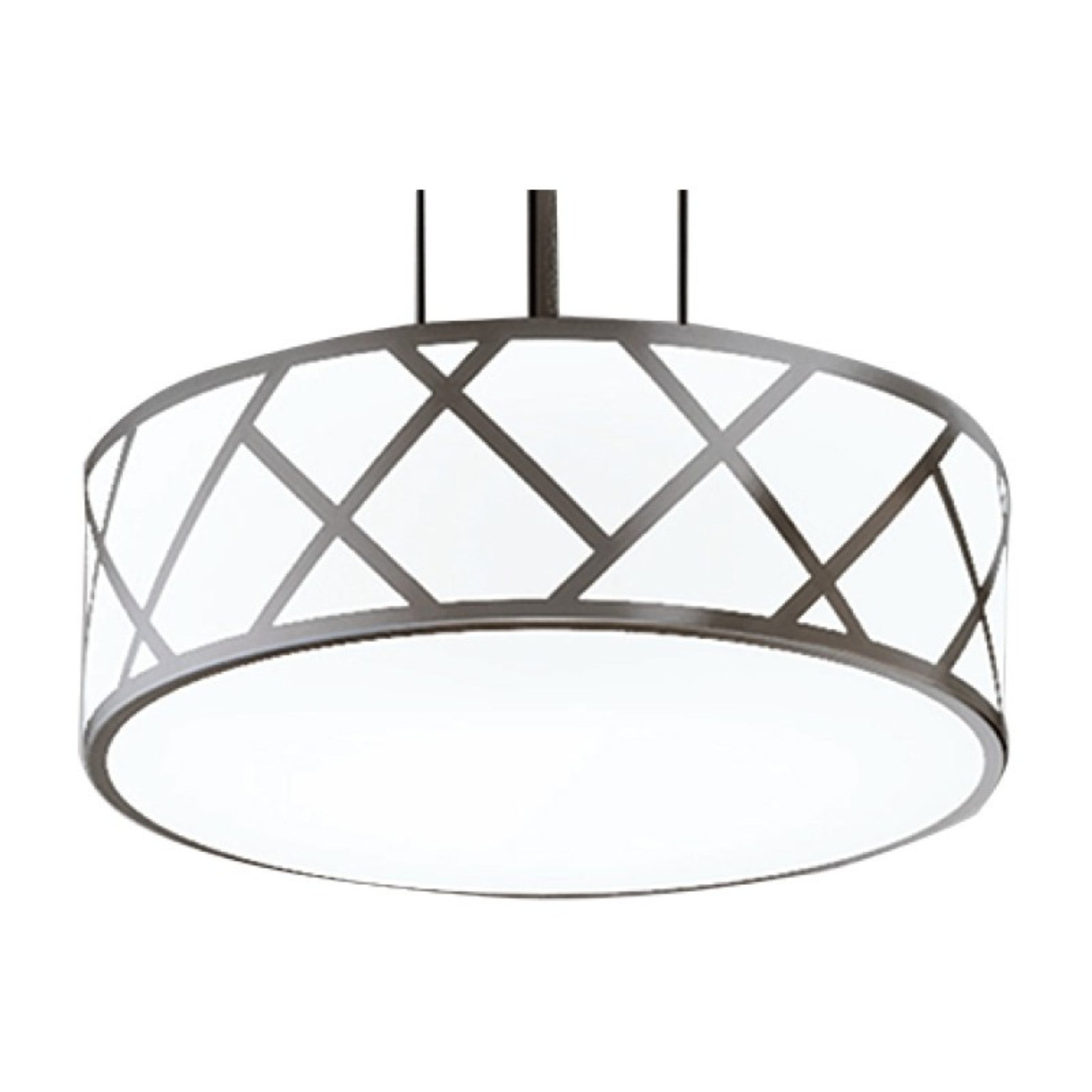 Haven 17" LED Pendant, Satin Nickel Finish - Bees Lighting