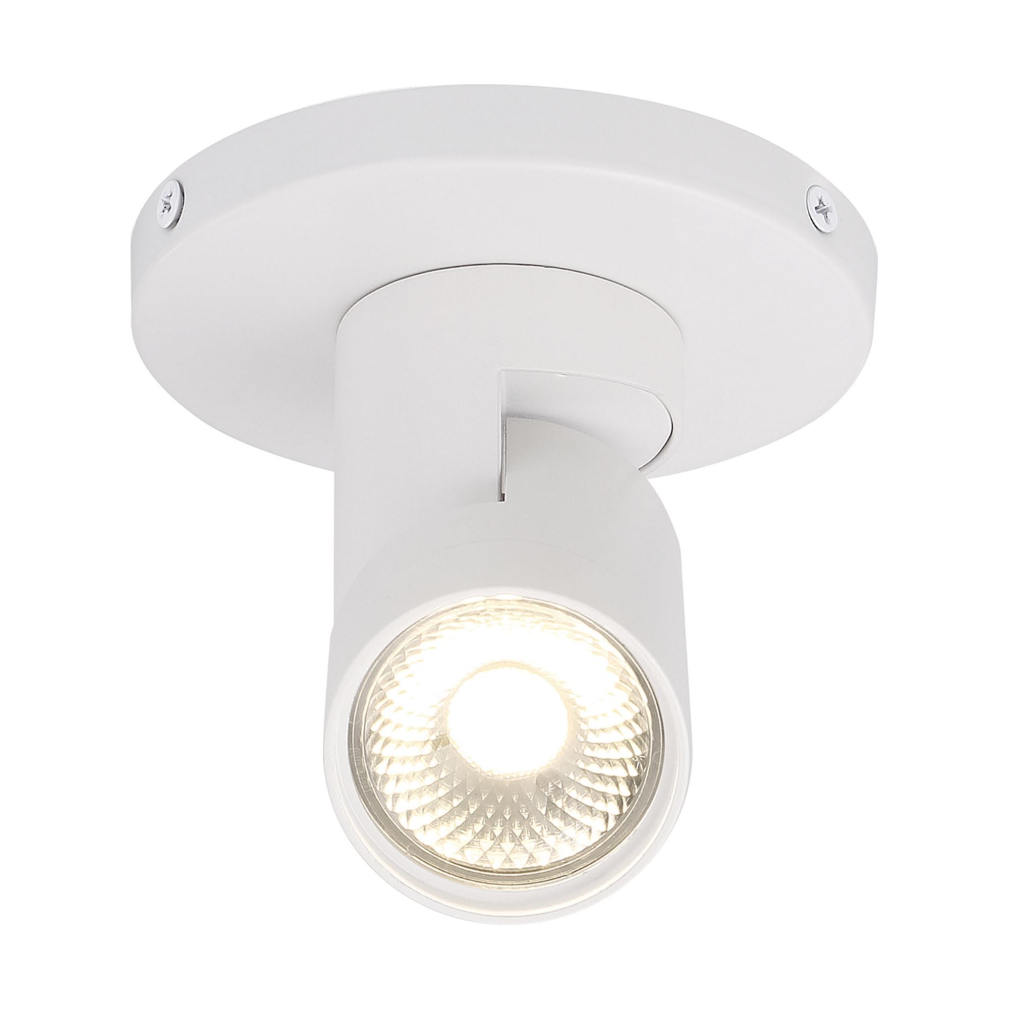 LED Barrel Monopoint Head 12W 1000 Lumens 3000K, 36°, White - Bees Lighting